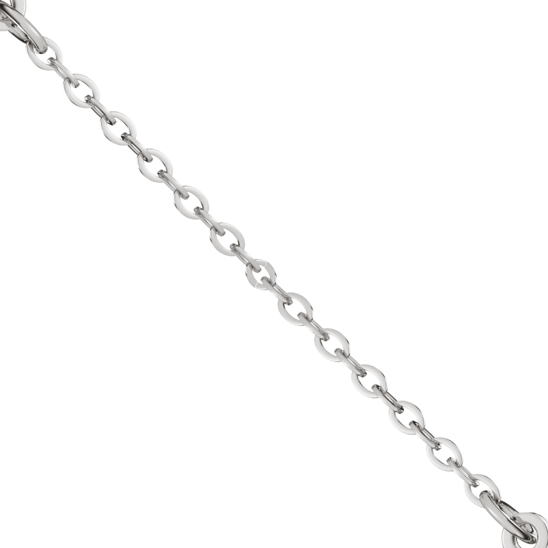 Collar Infinito Duos Personalizable Plata .925