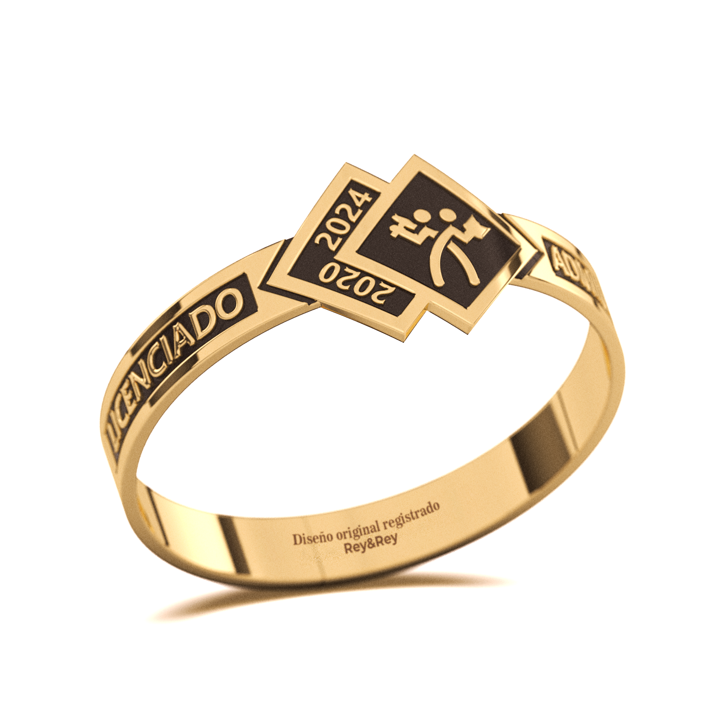 Anillo Graduación Skalon Plata