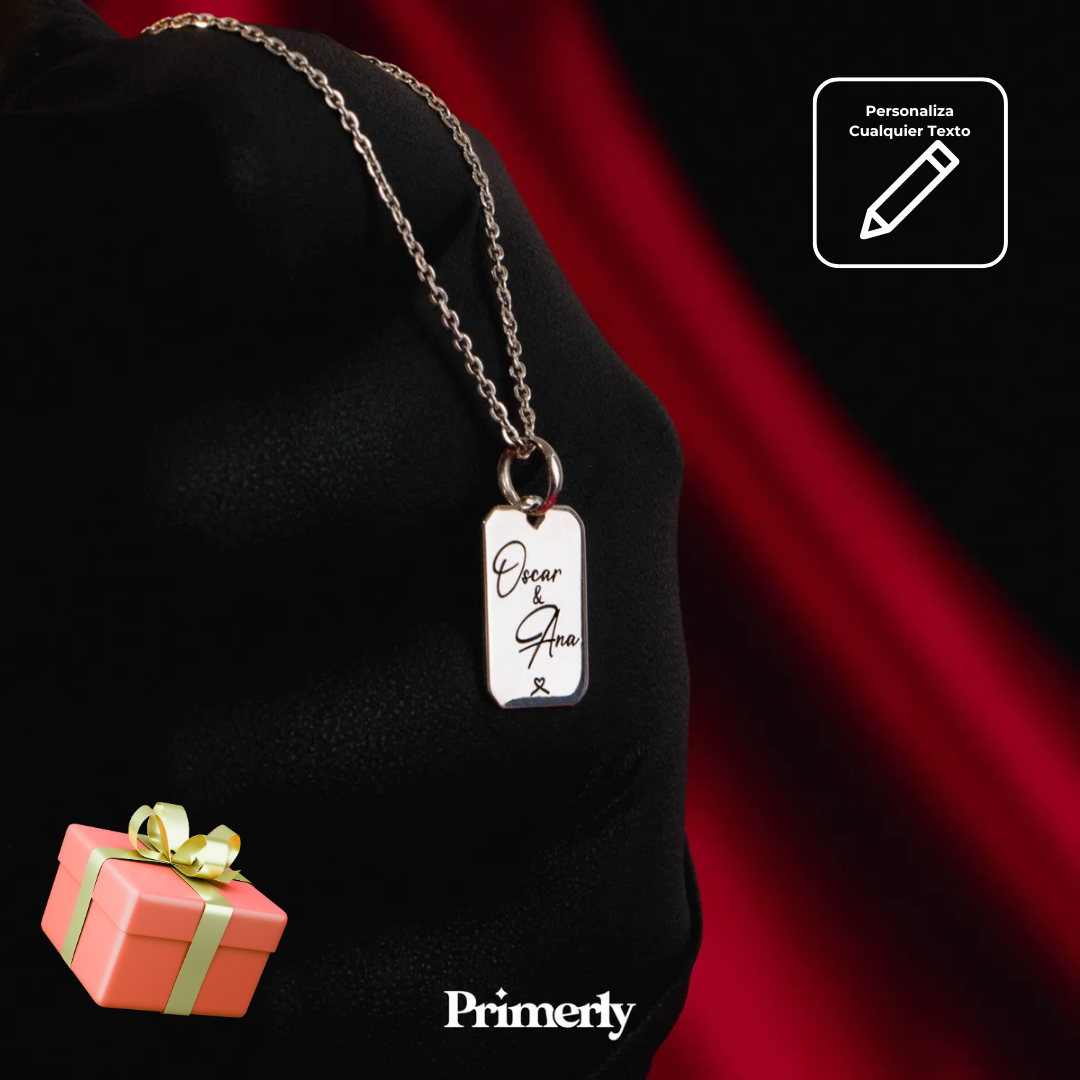 Collar Octa Personalizable Plata .925
