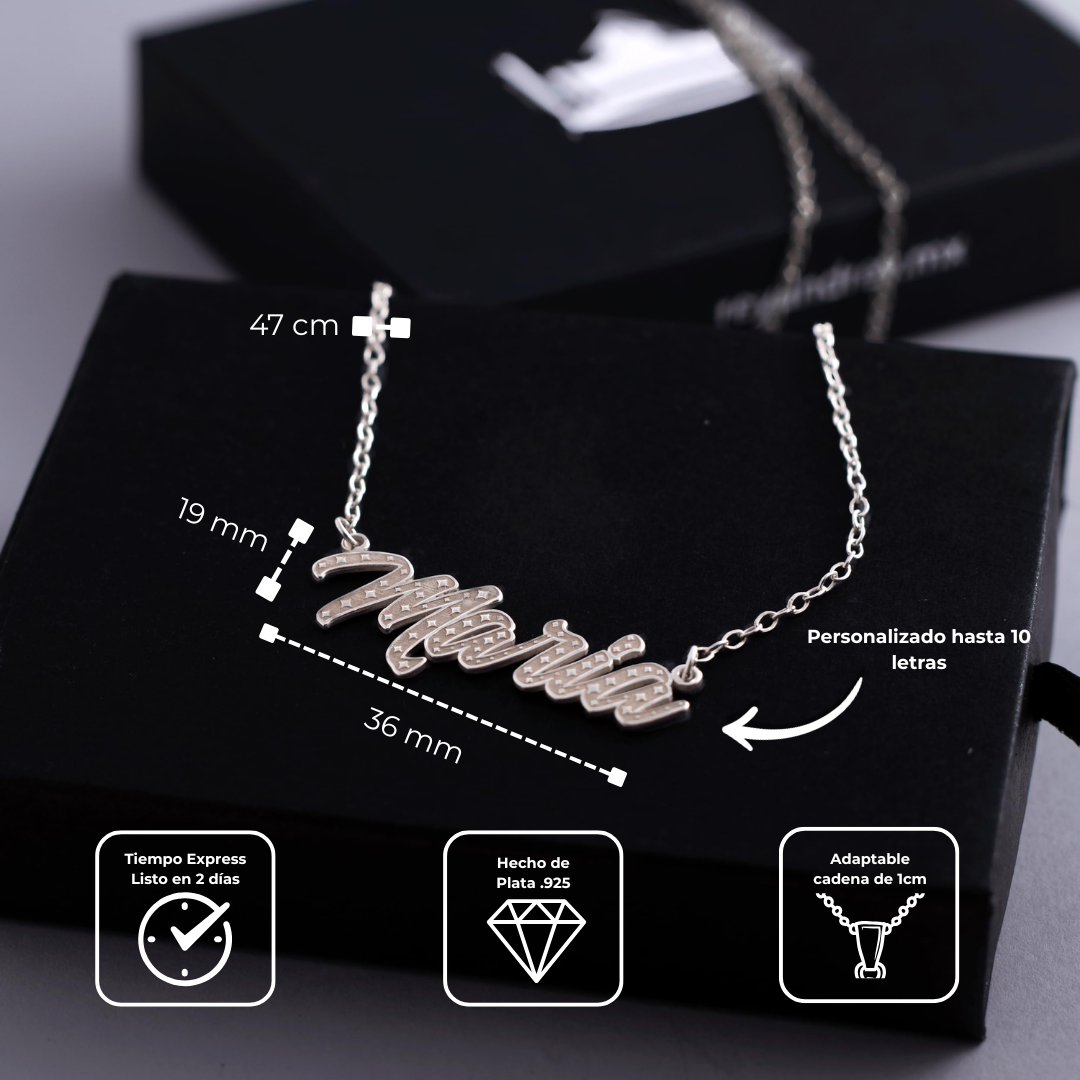 Collar Sirius Personalizable Plata .925