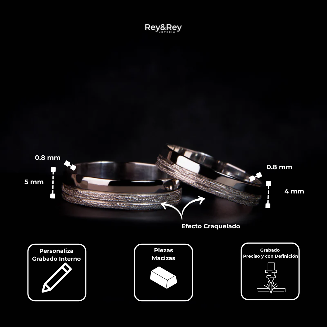 Anillo Craquel LAT Plata