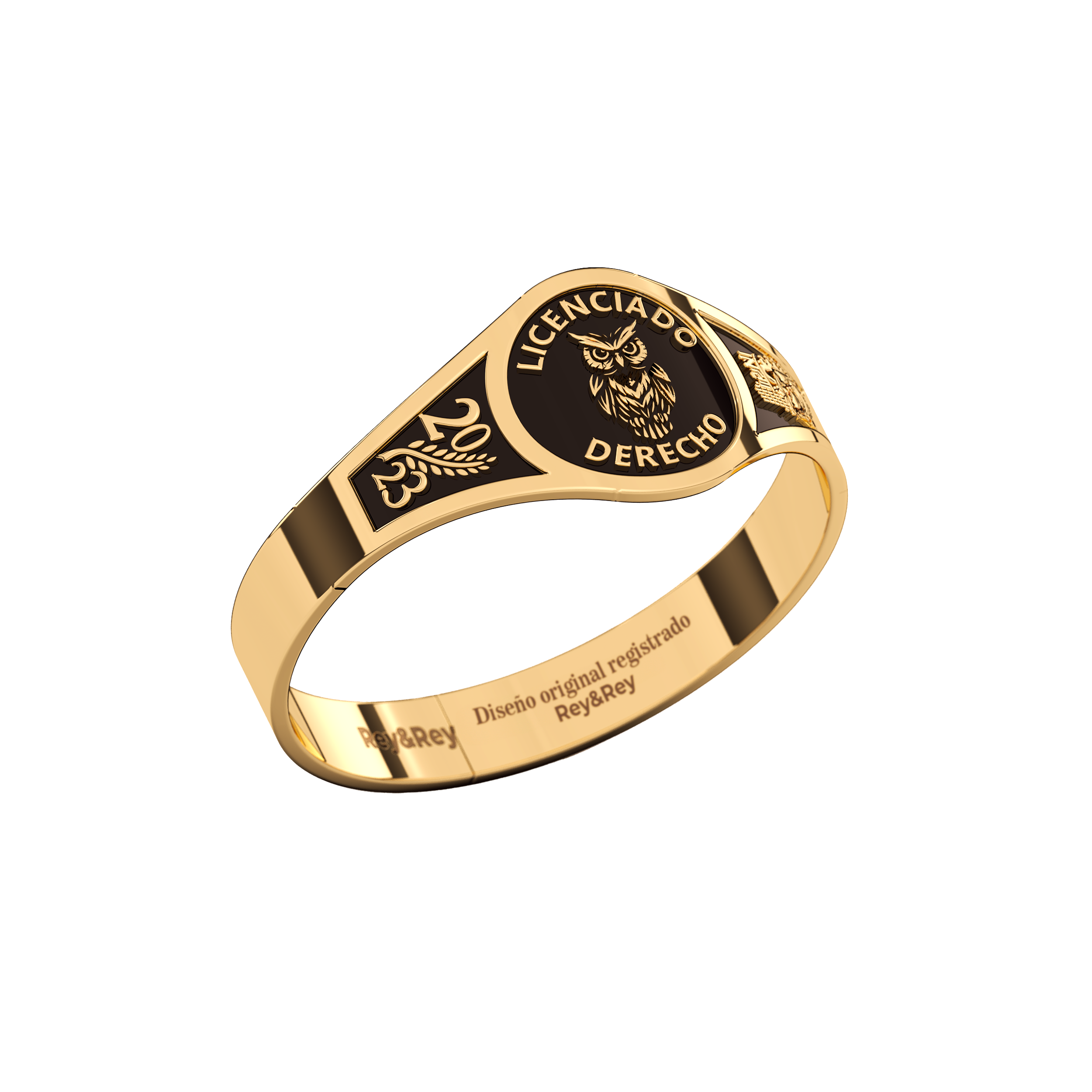 Anillo Graduación Round Plata