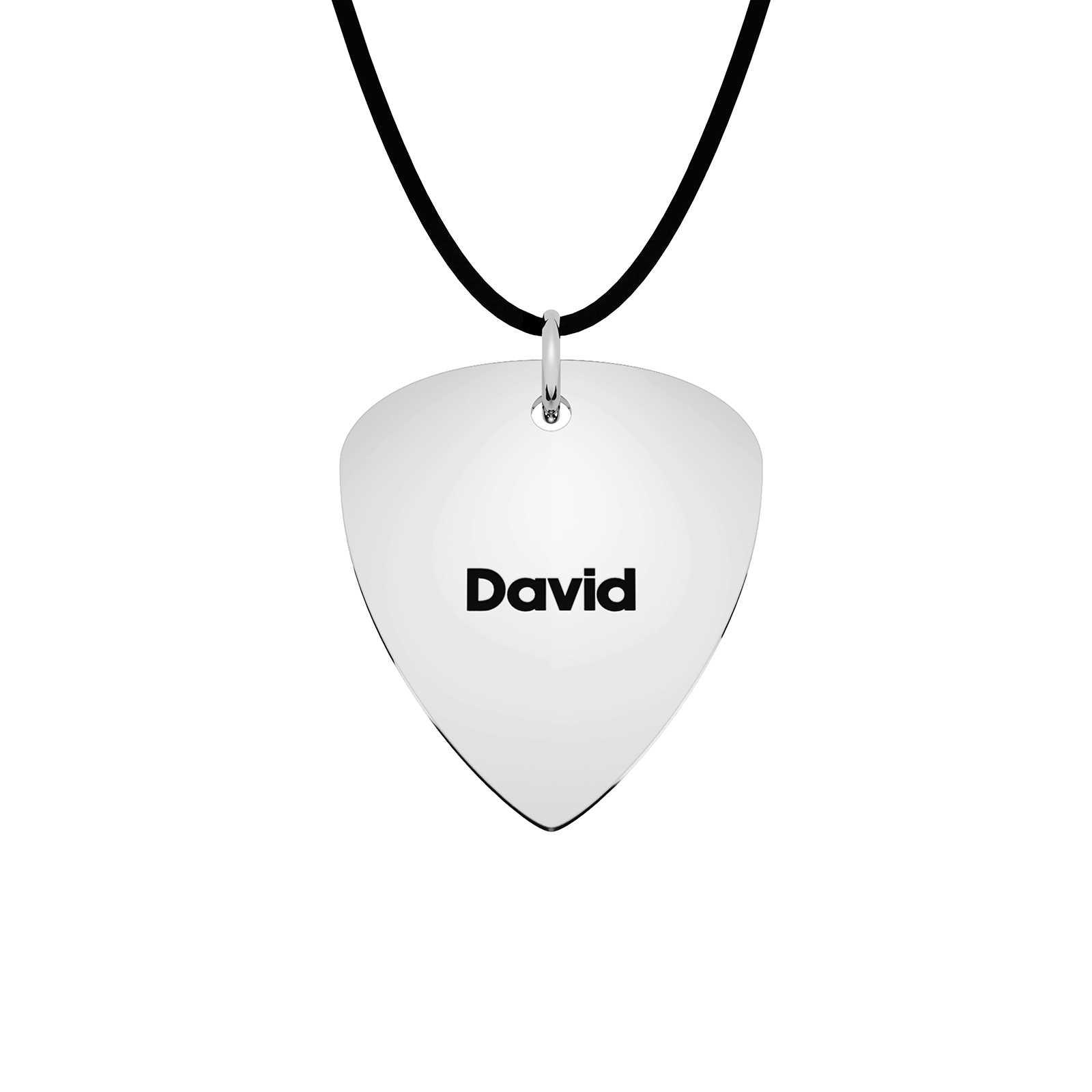 Dije Púa Plumilla Personalizable Plata .925
