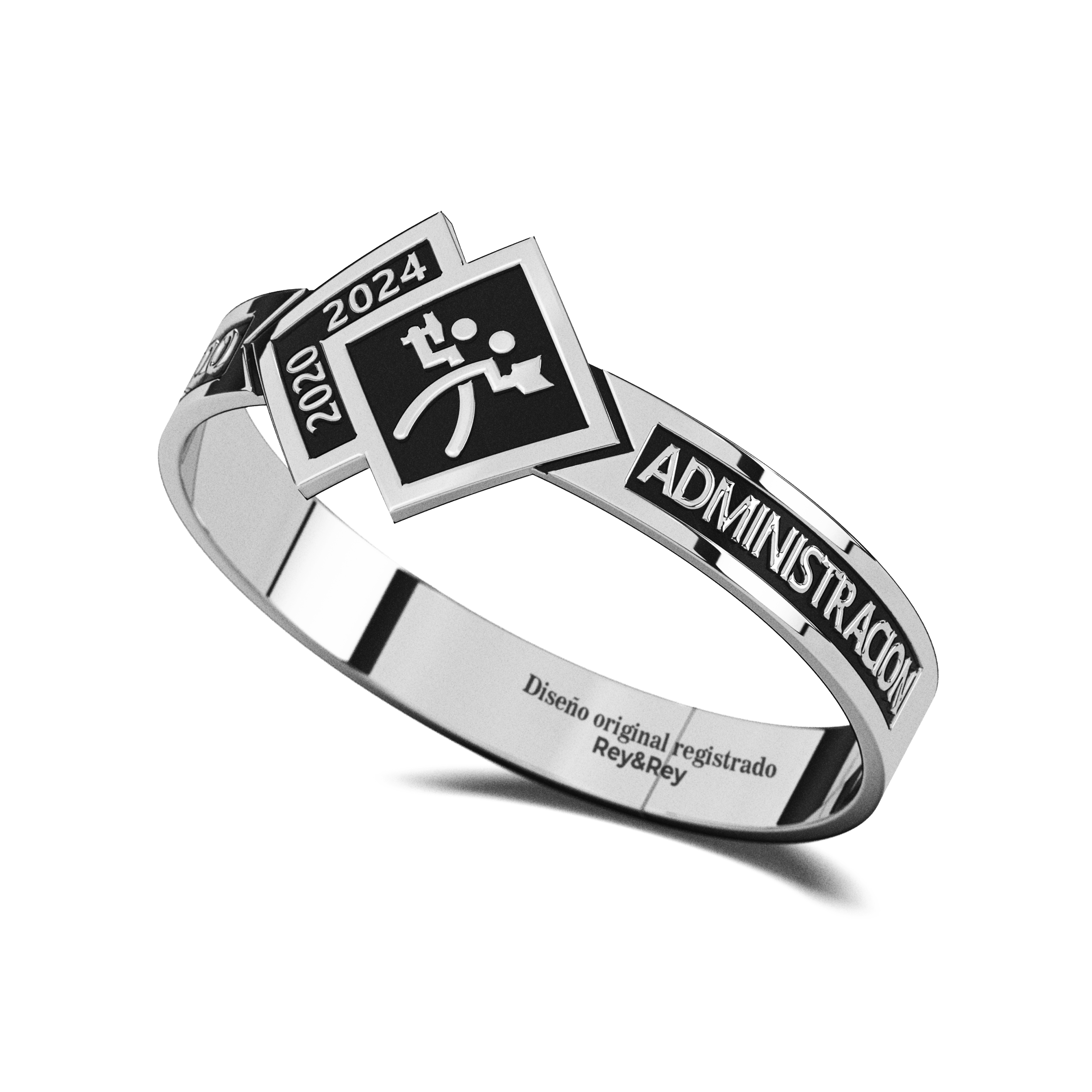Anillo Graduación Skalon Plata