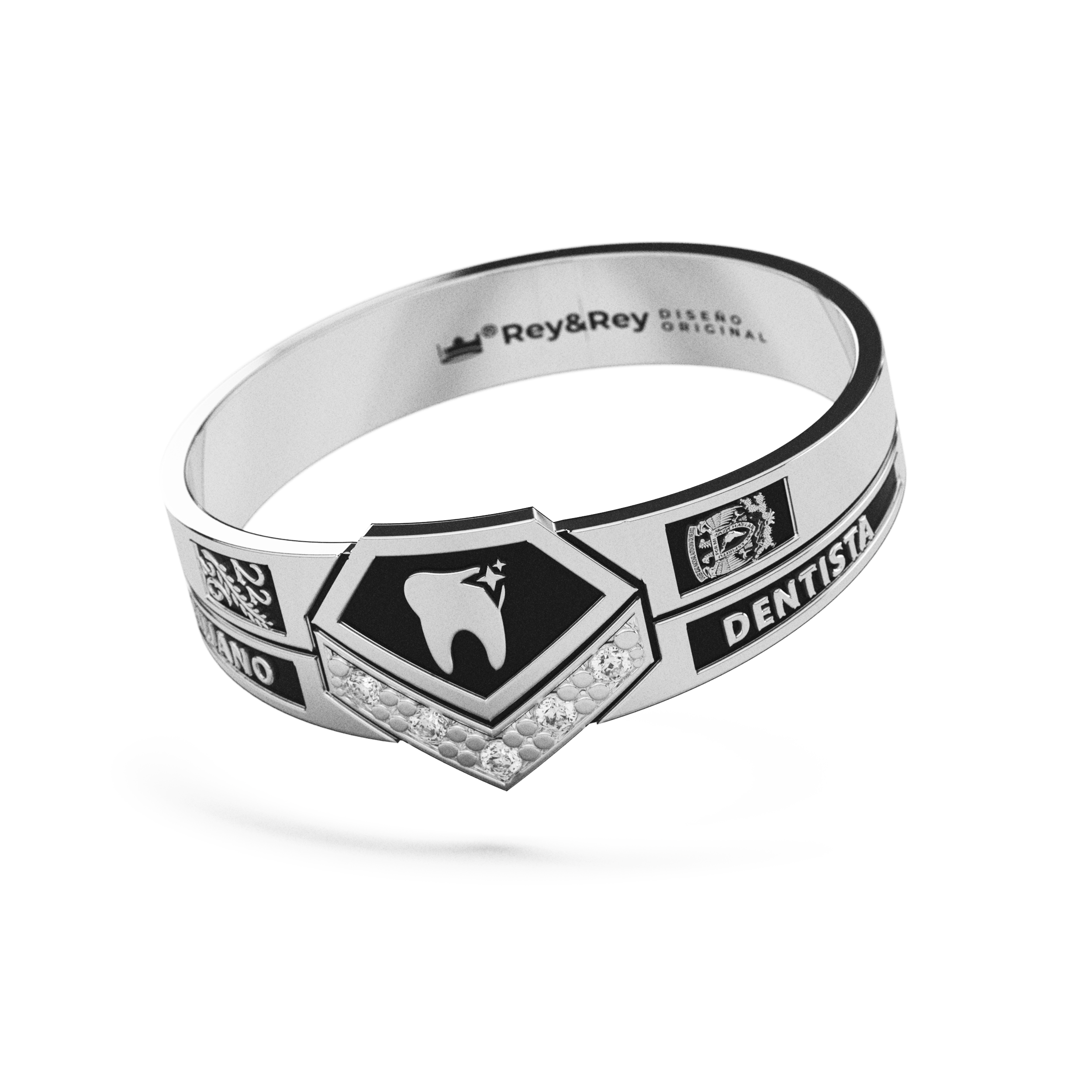 Anillo Graduación Alianza Gem Plata
