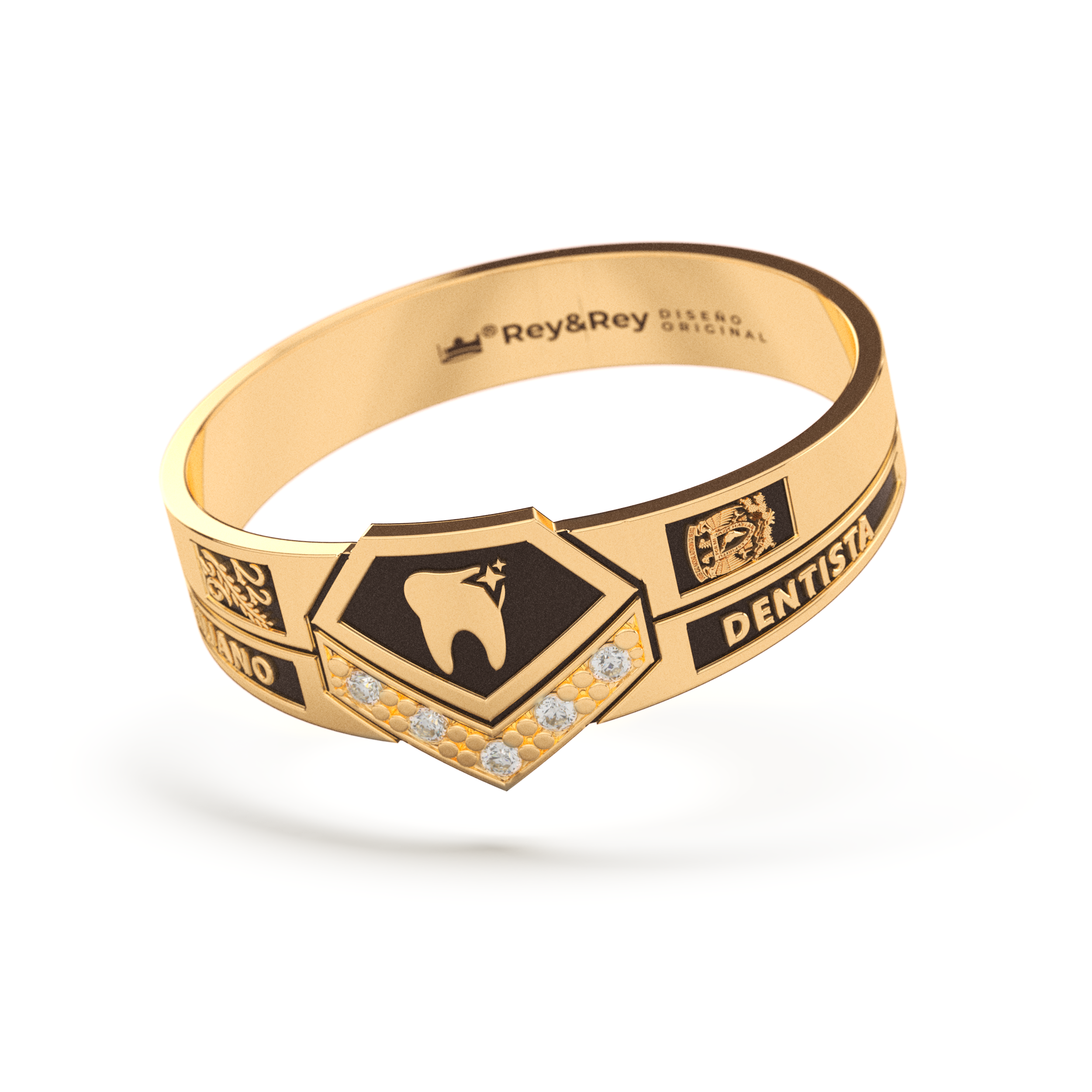 Anillo Graduación Alianza Gem Oro