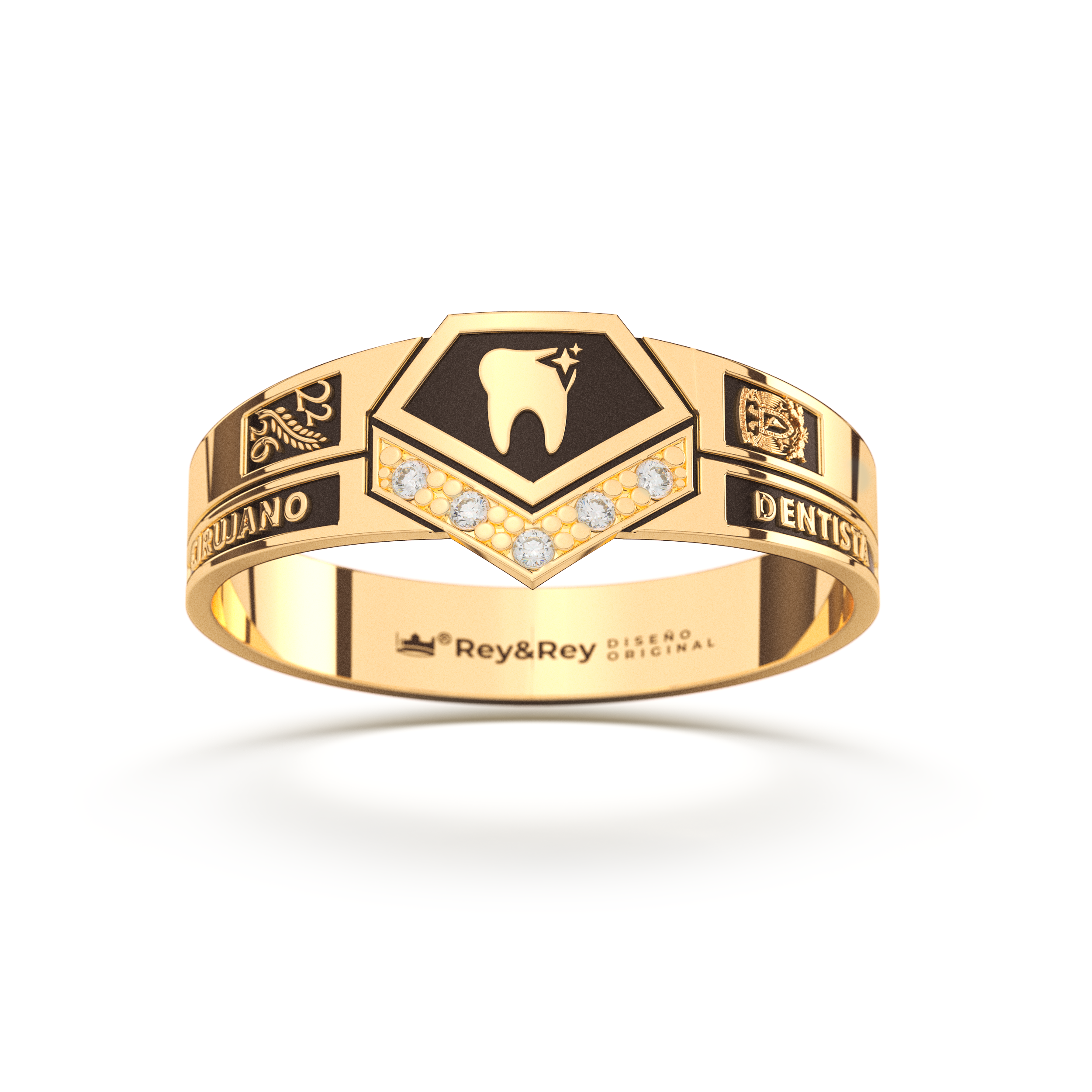 Anillo Graduación Alianza Gem Oro
