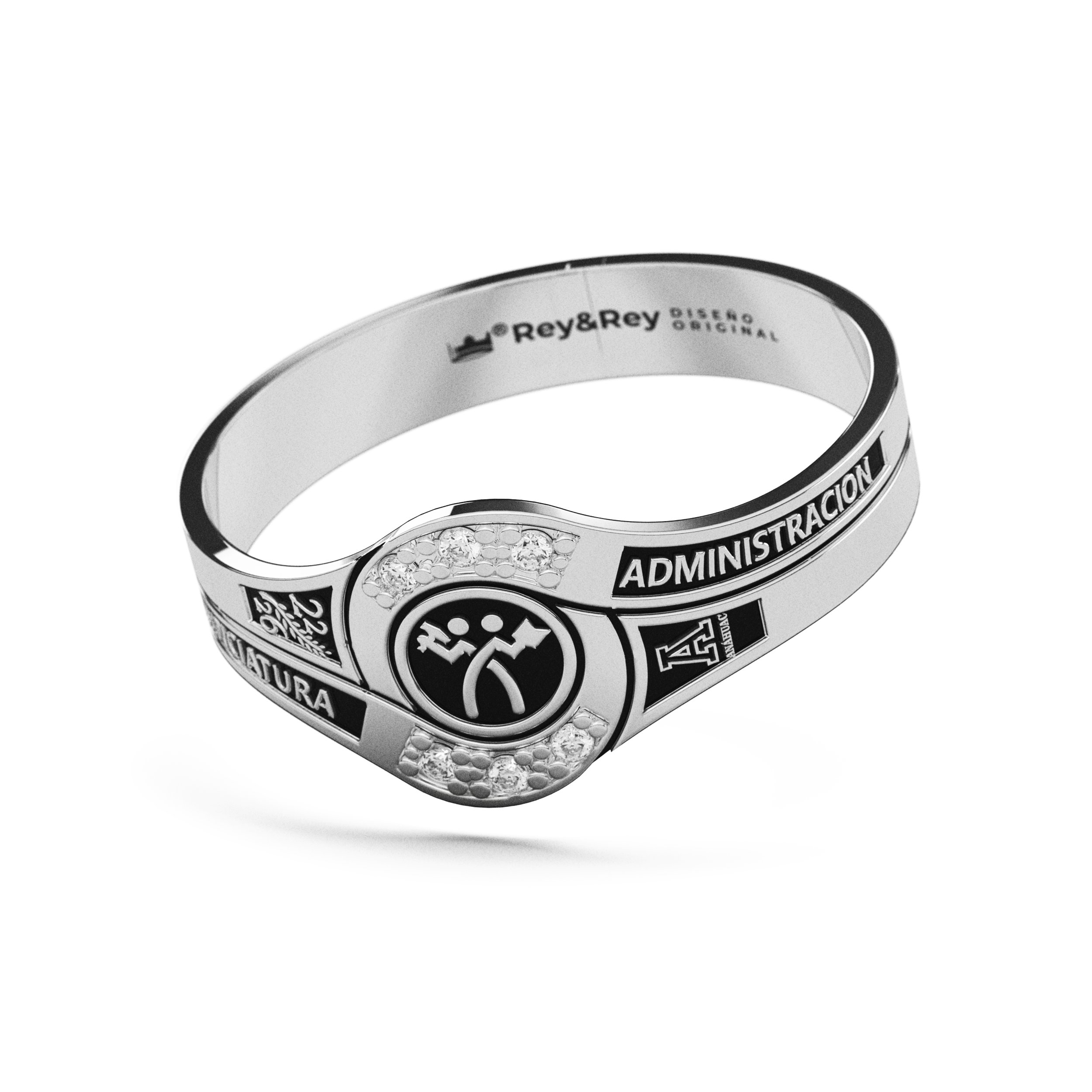 Anillo Graduación Ascenso Plata