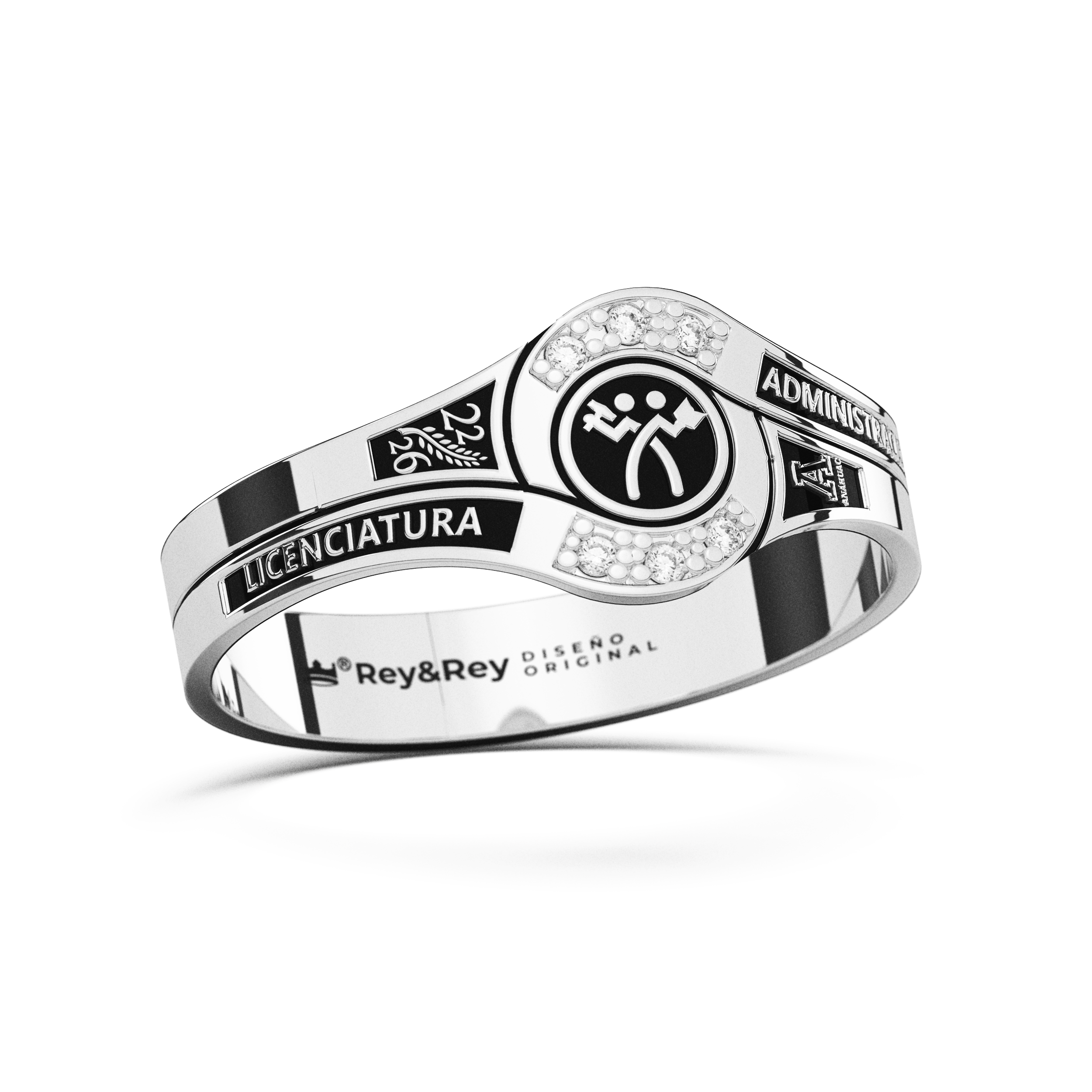 Anillo Graduación Ascenso Plata