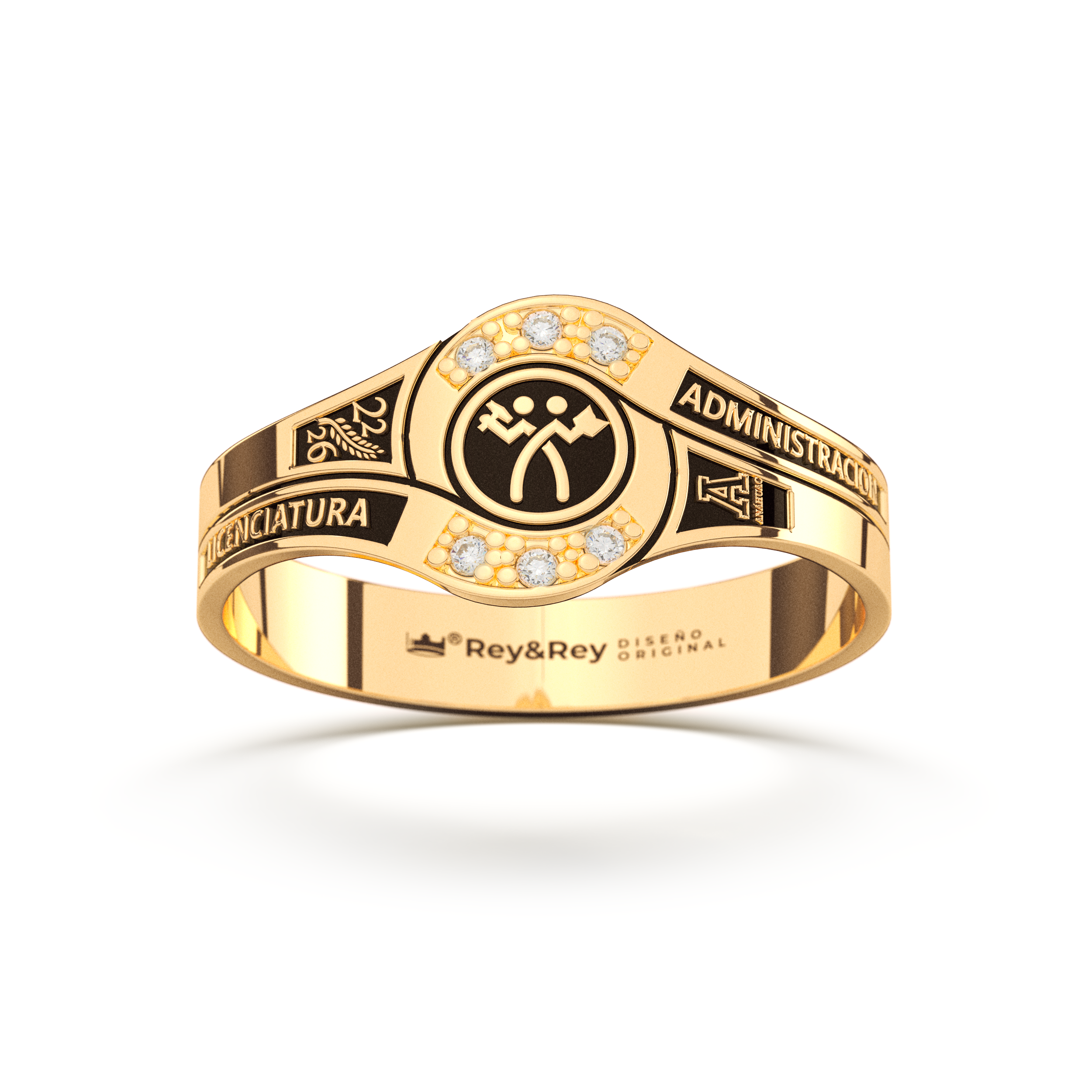 Anillo Graduación Ascenso Oro