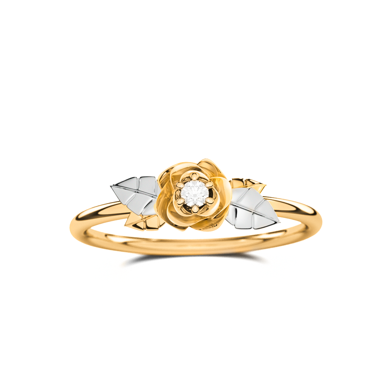 Anillo Compromiso Promesa Rosa de Plata
