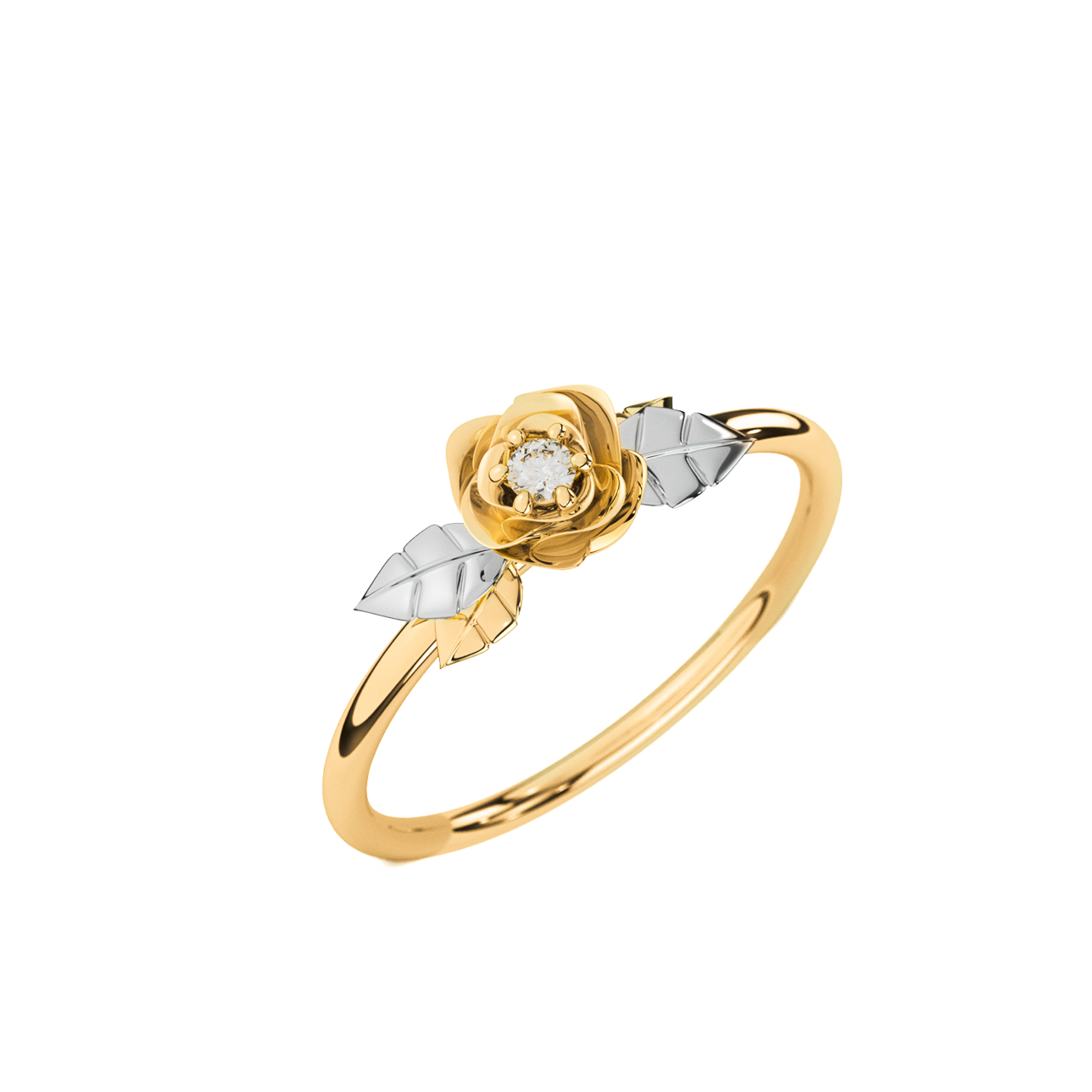 Anillo Compromiso Promesa Rosa de Plata