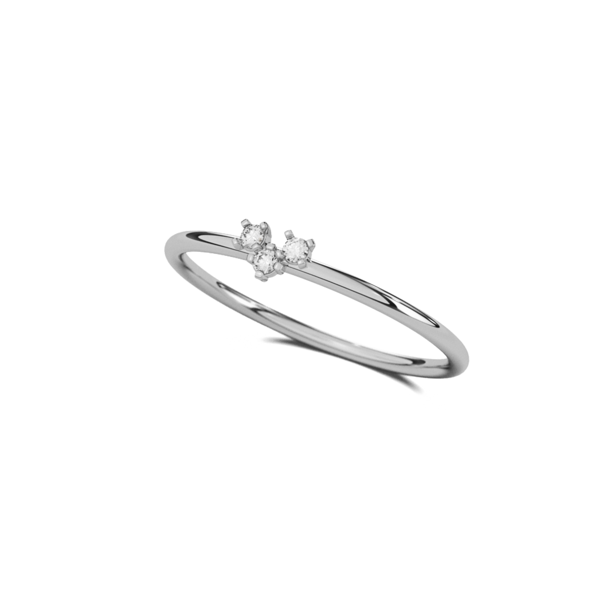 Anillo Promesa Corazón Plata