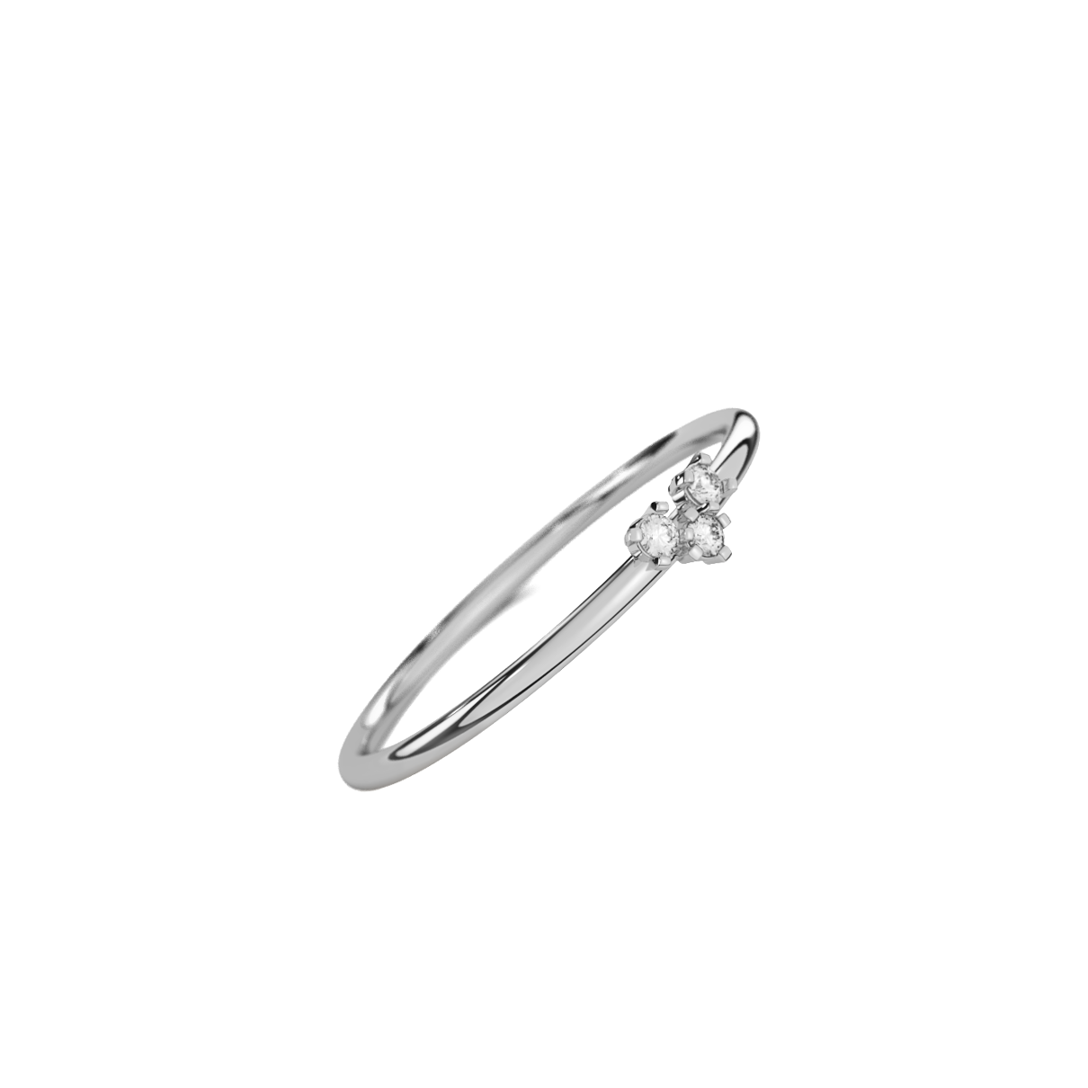 Anillo Promesa Corazón Plata