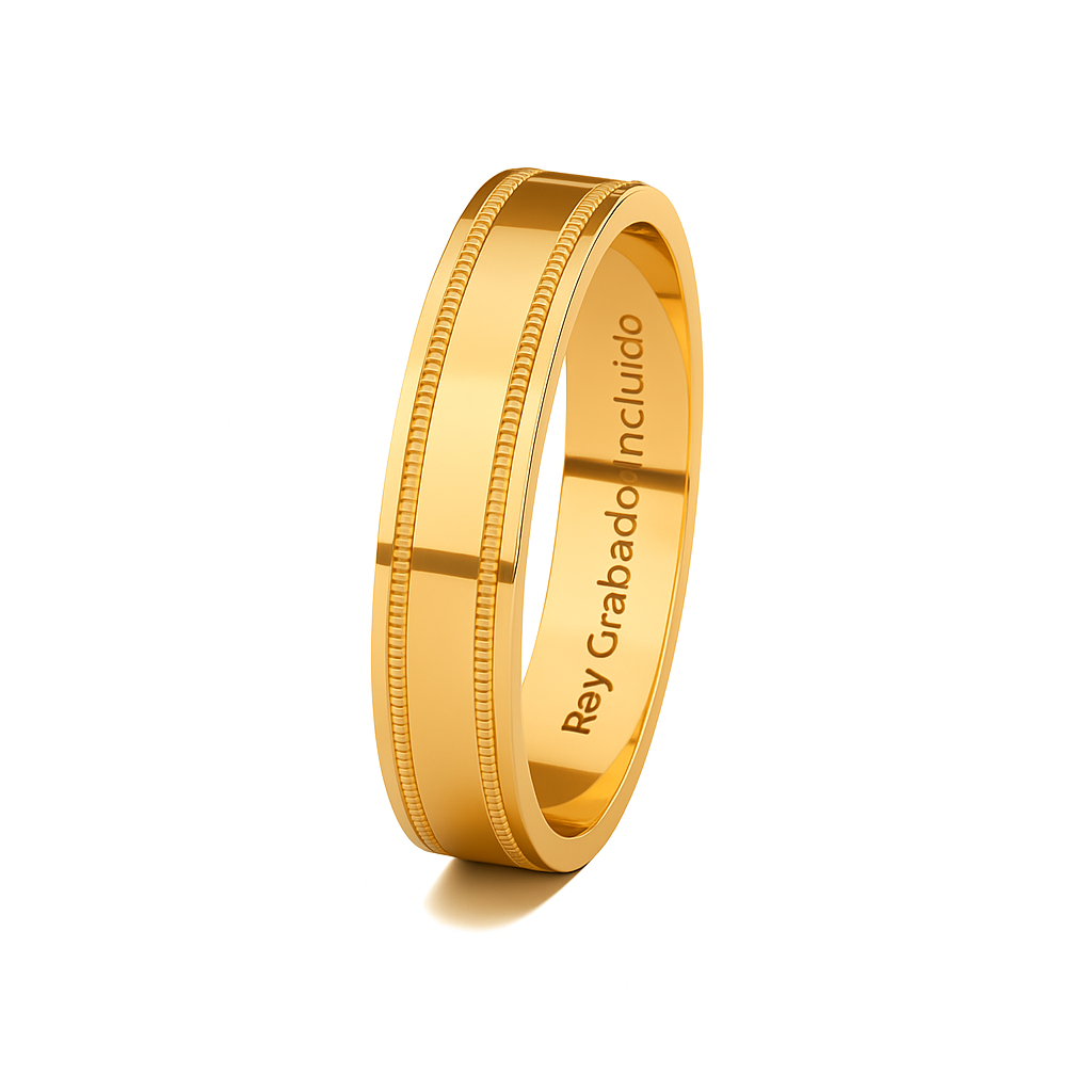 Anillo Milgrain en Plata