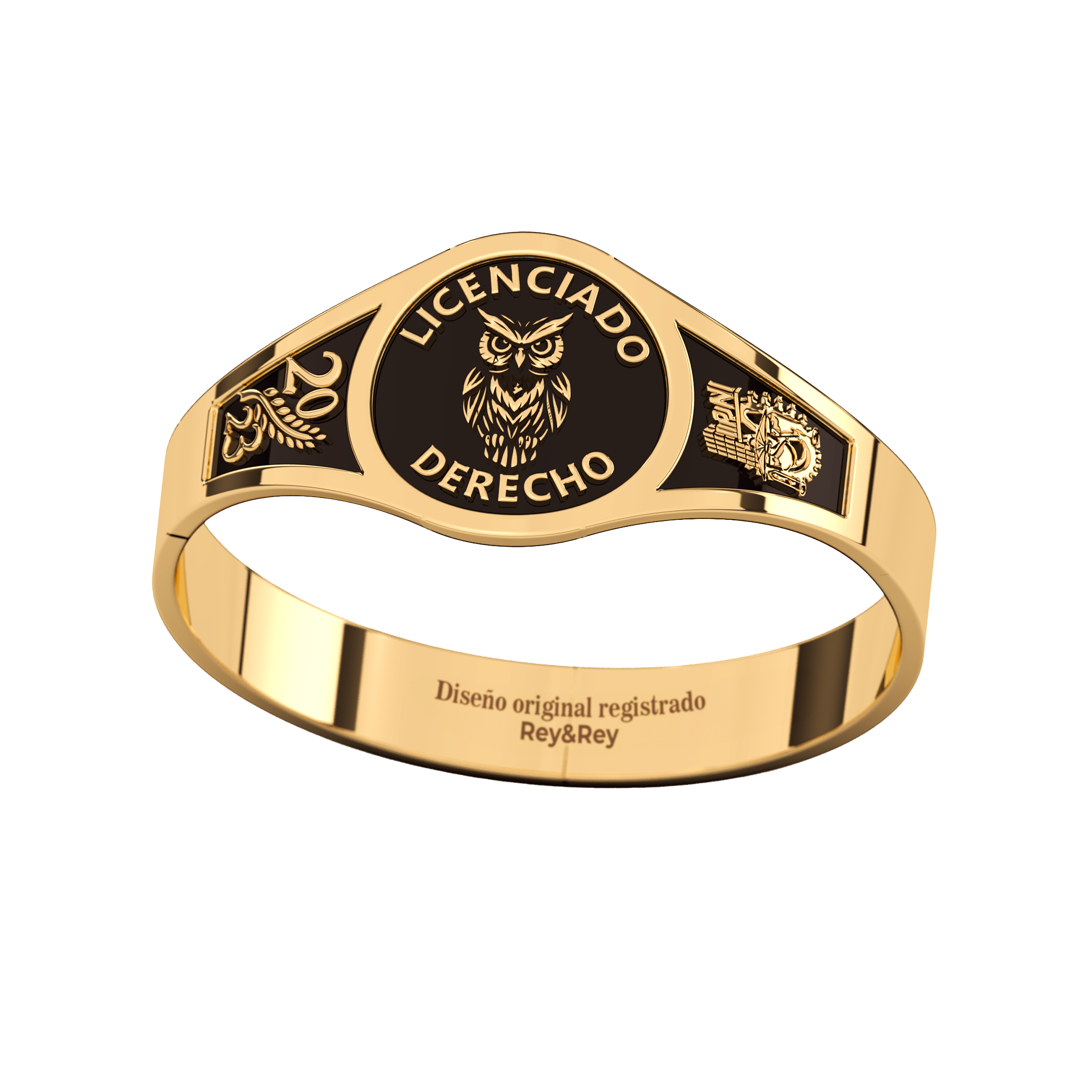 Anillo Graduación Round Plata