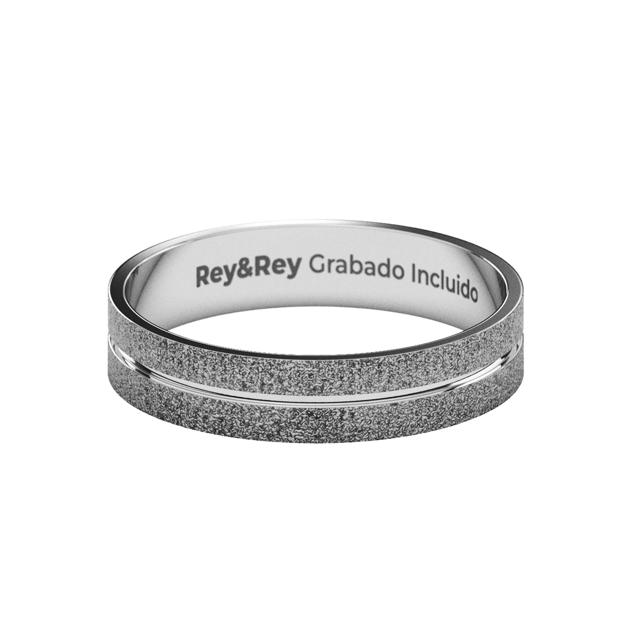 Anillo Craquel SAND Plata