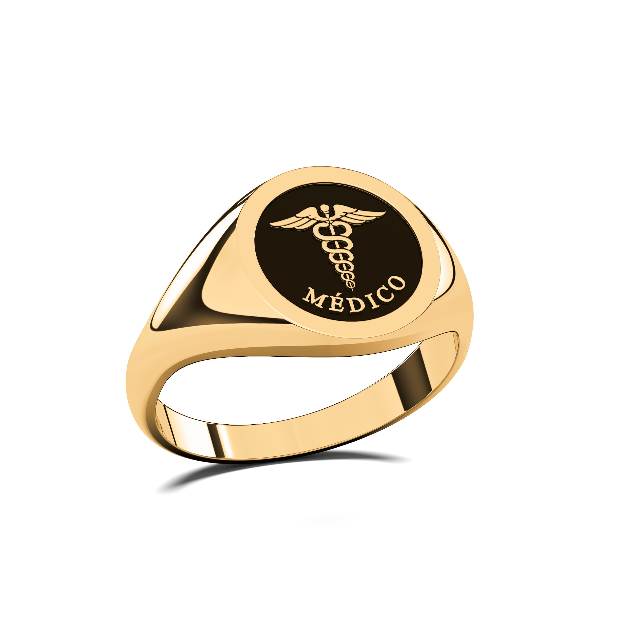 Anillo Graduación Sello Plata