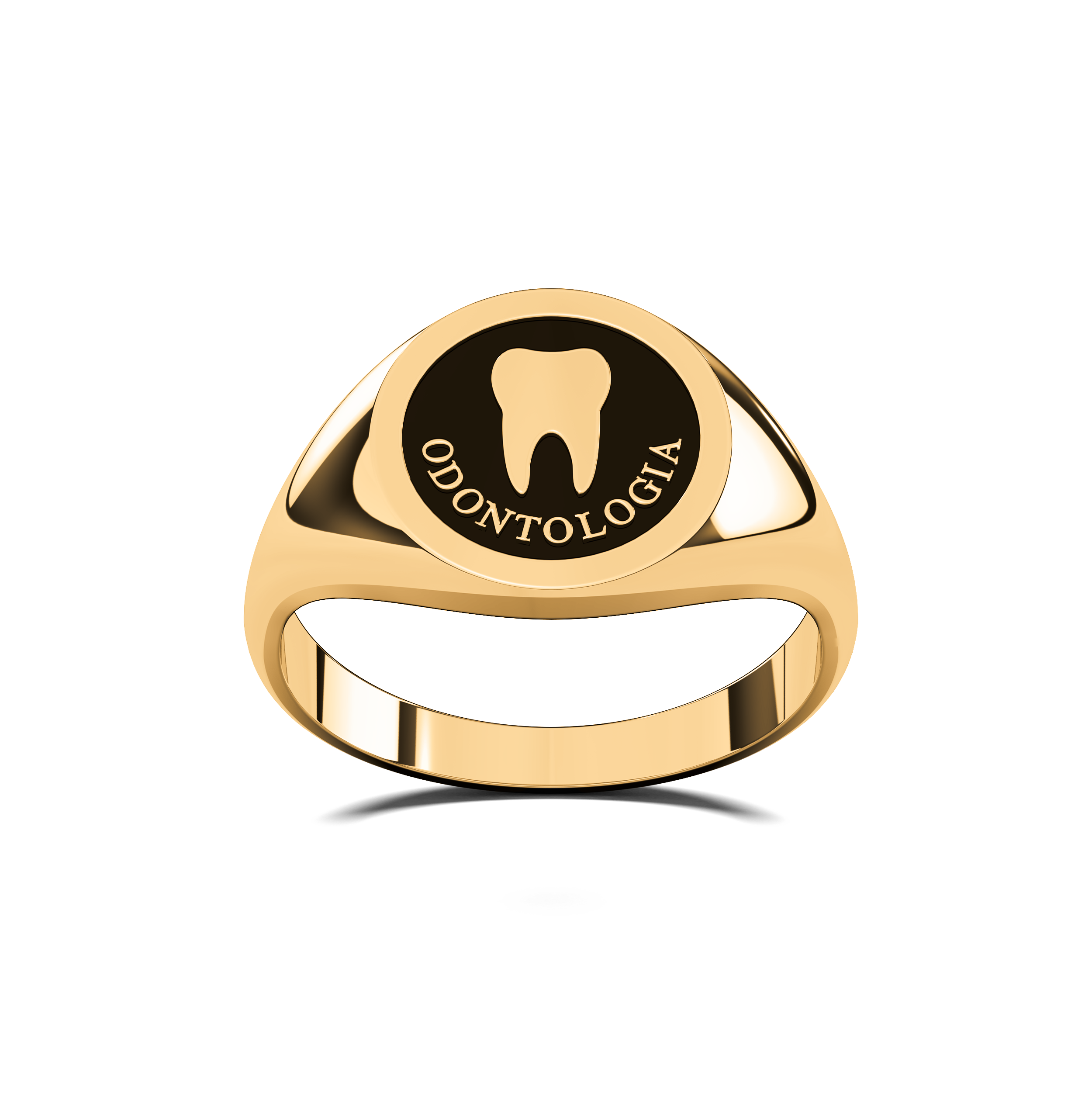 Anillo Graduación Sello Plata