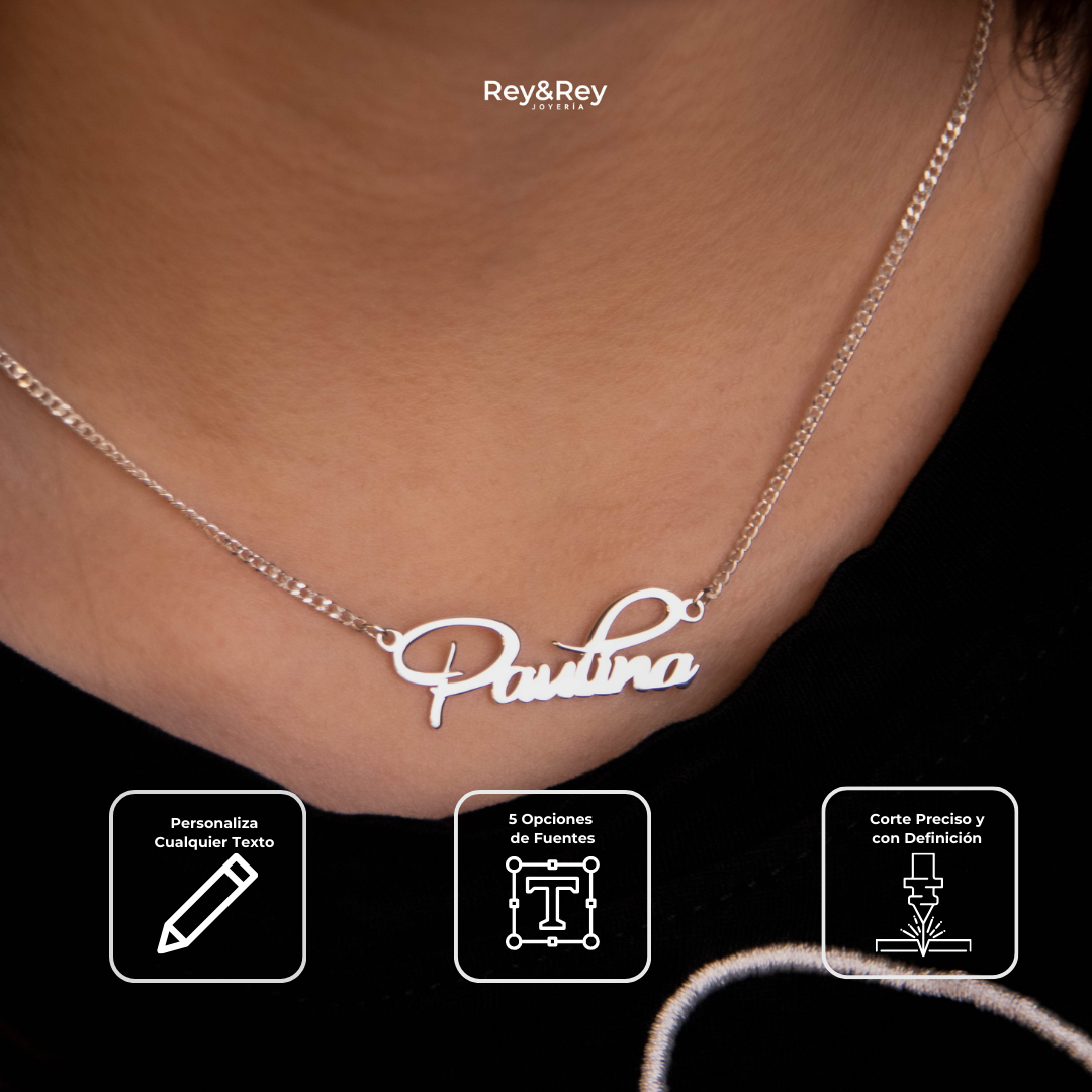 Cadena Classic Barbada Personalizable Plata .925