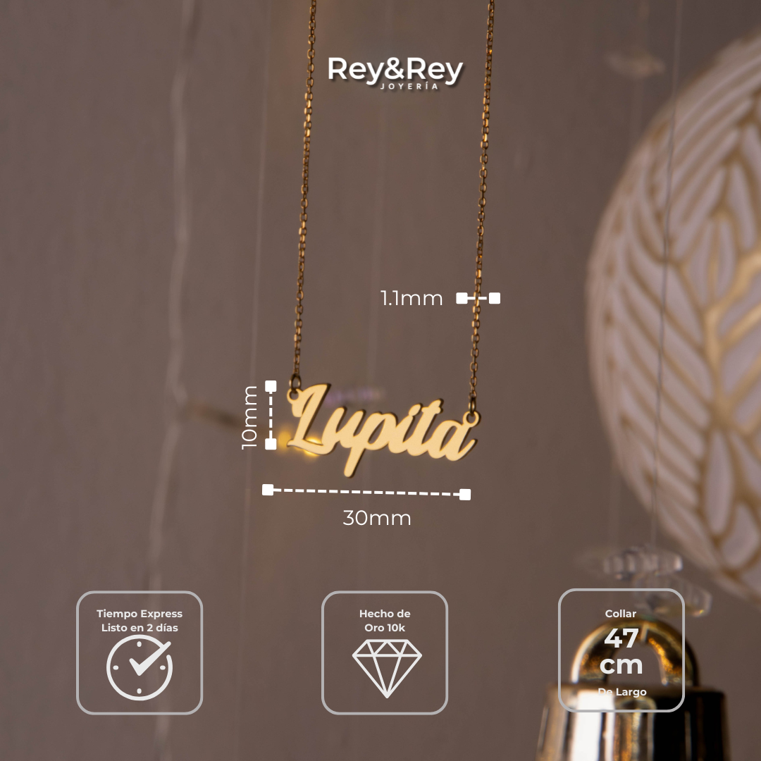 Collar Classic Personalizable Oro 10k