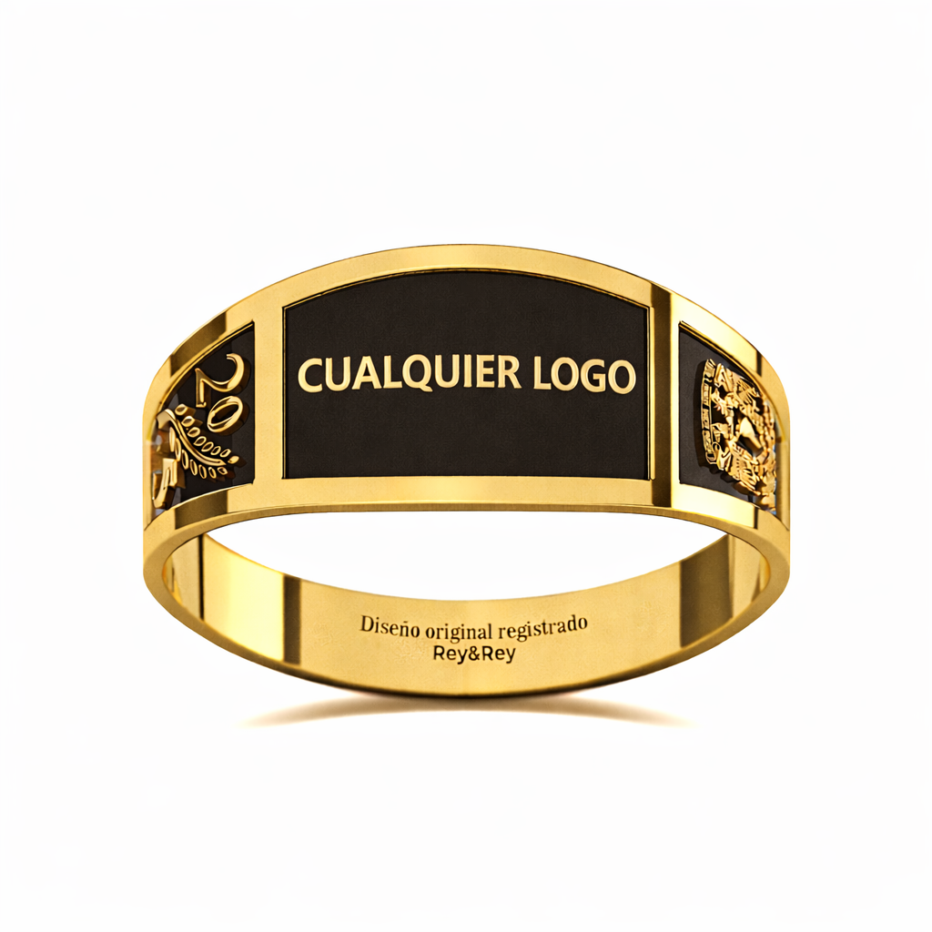 Anillo Graduación Belt Oro 10k