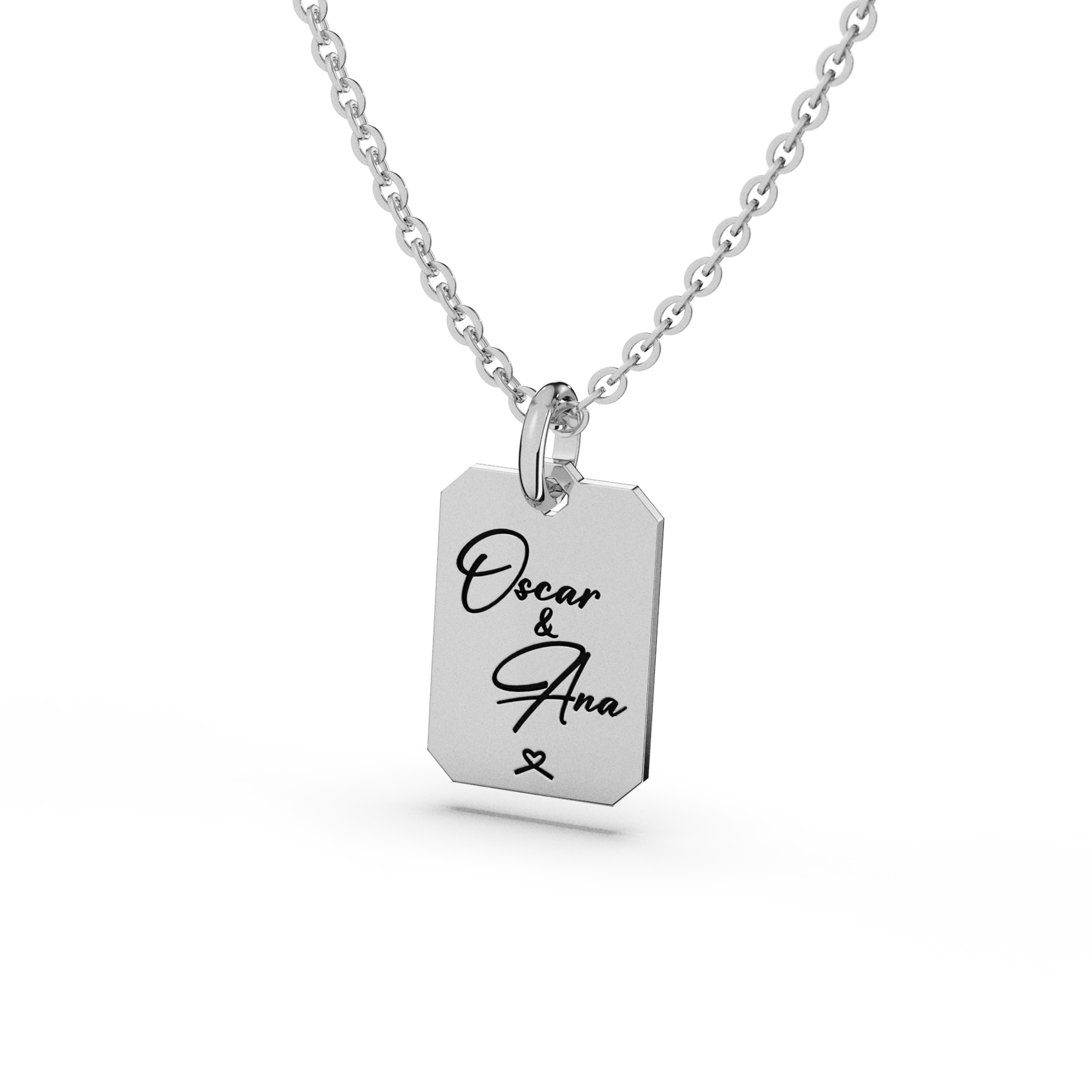 Collar Octa Personalizable Plata .925