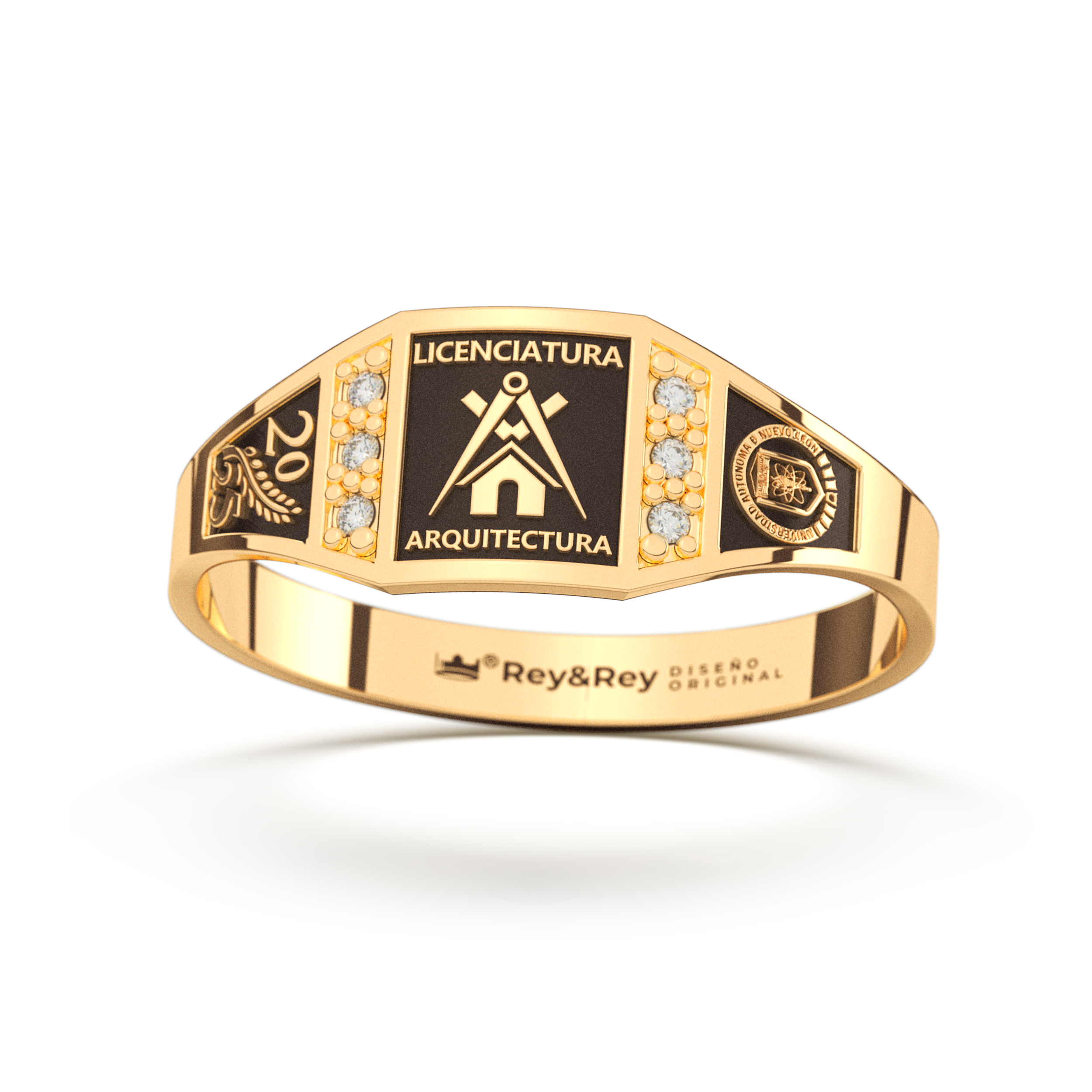 Anillo Merito Graduacion Oro