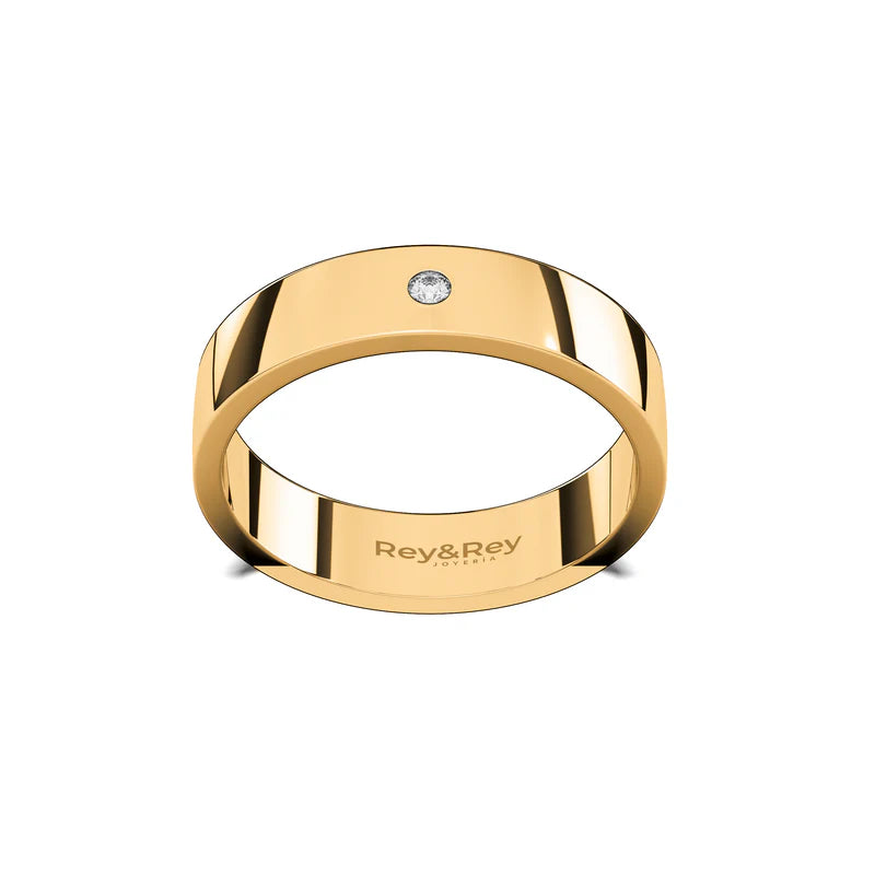Anillo Flat X Plata