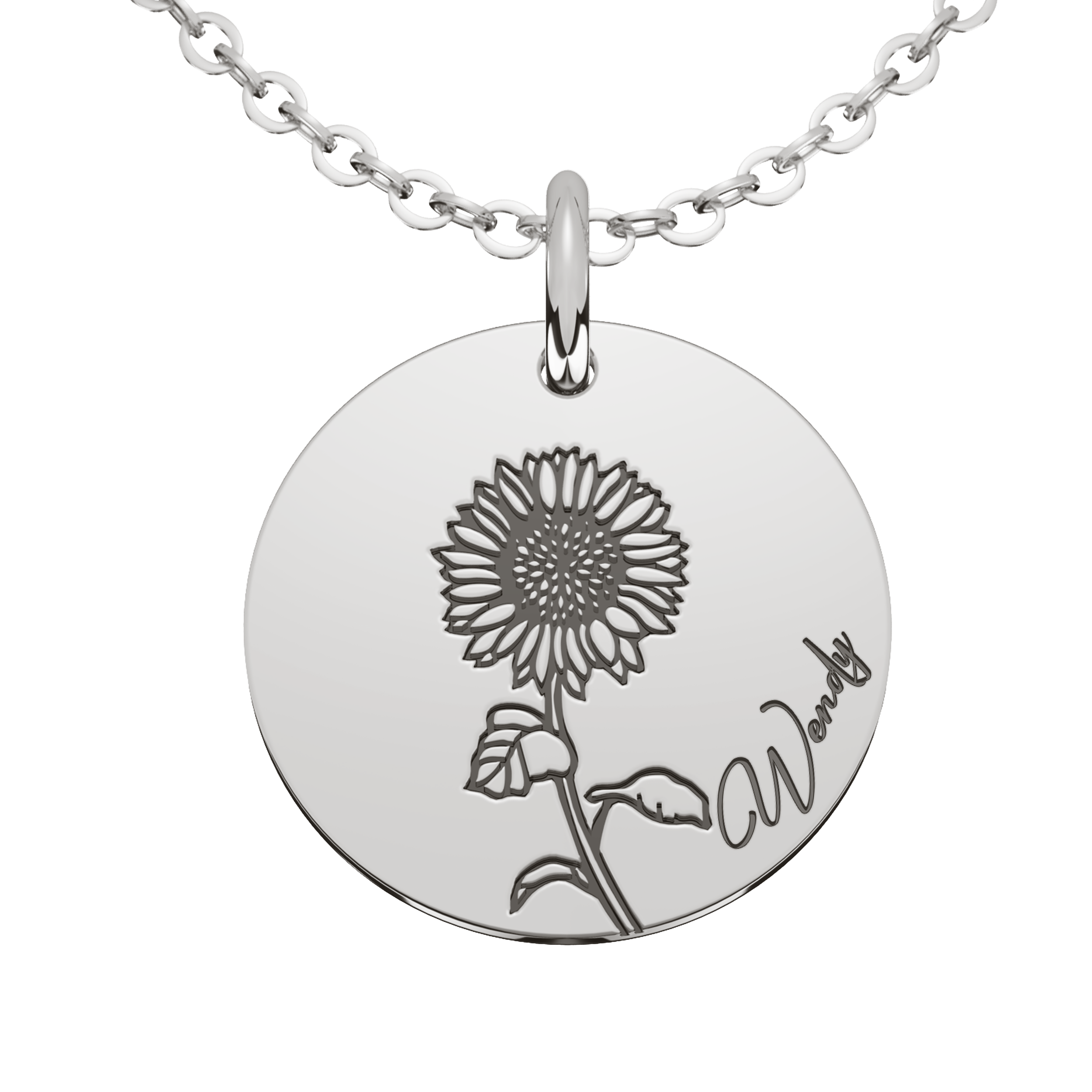 Collar Fiore Personalizable Plata .925