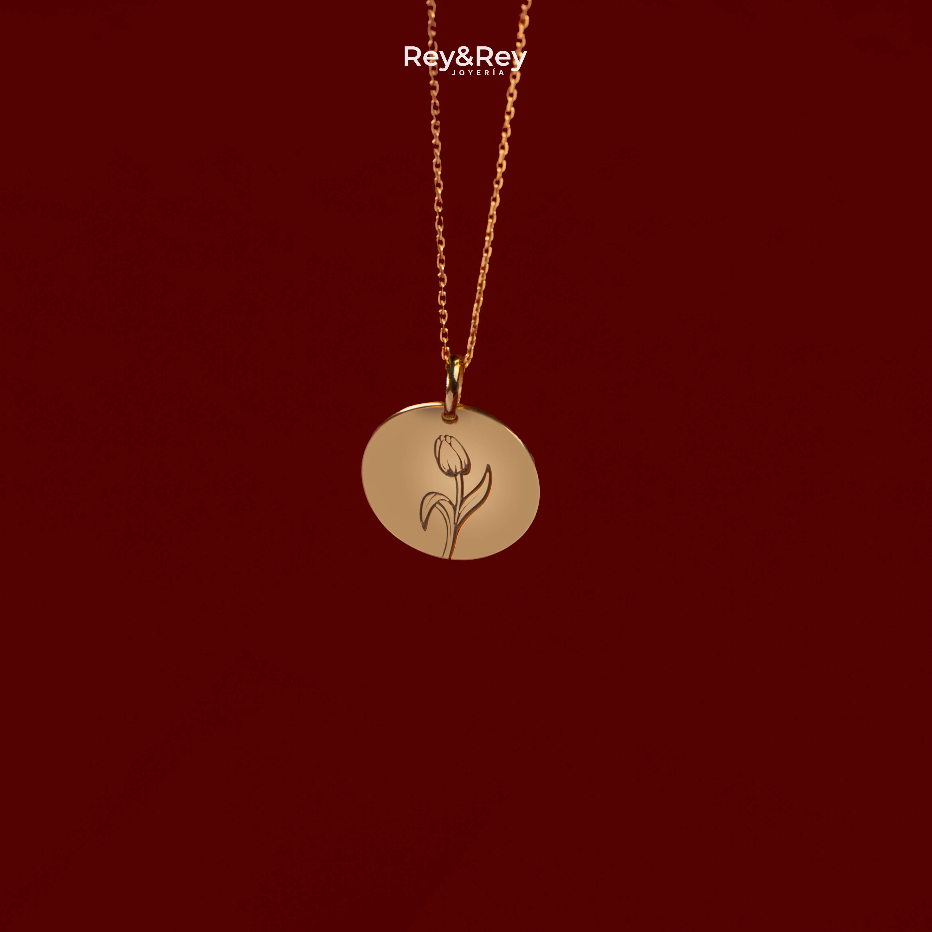 Dije Fiore Personalizable Oro de 10k