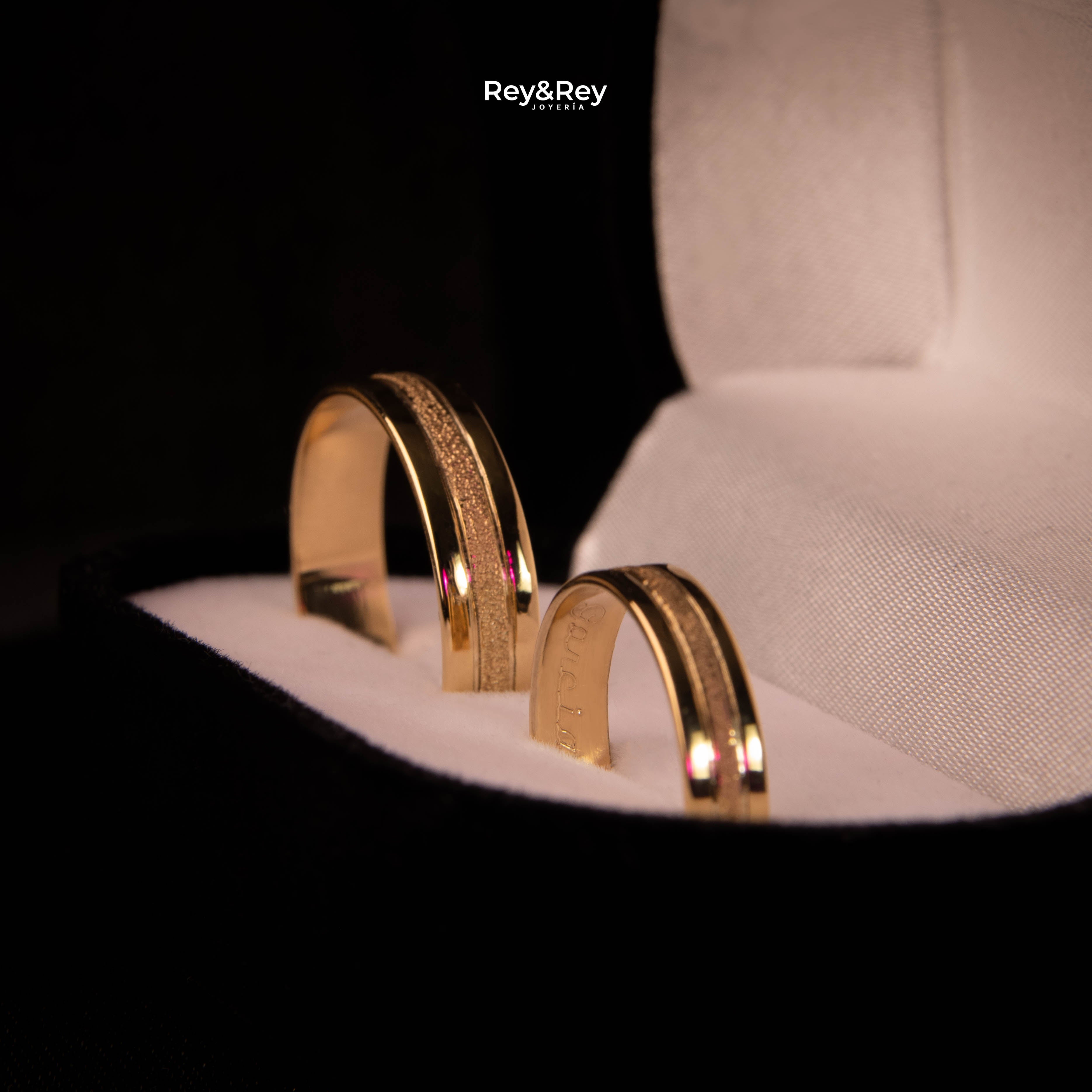 Anillo Craquel MID de Oro 10k