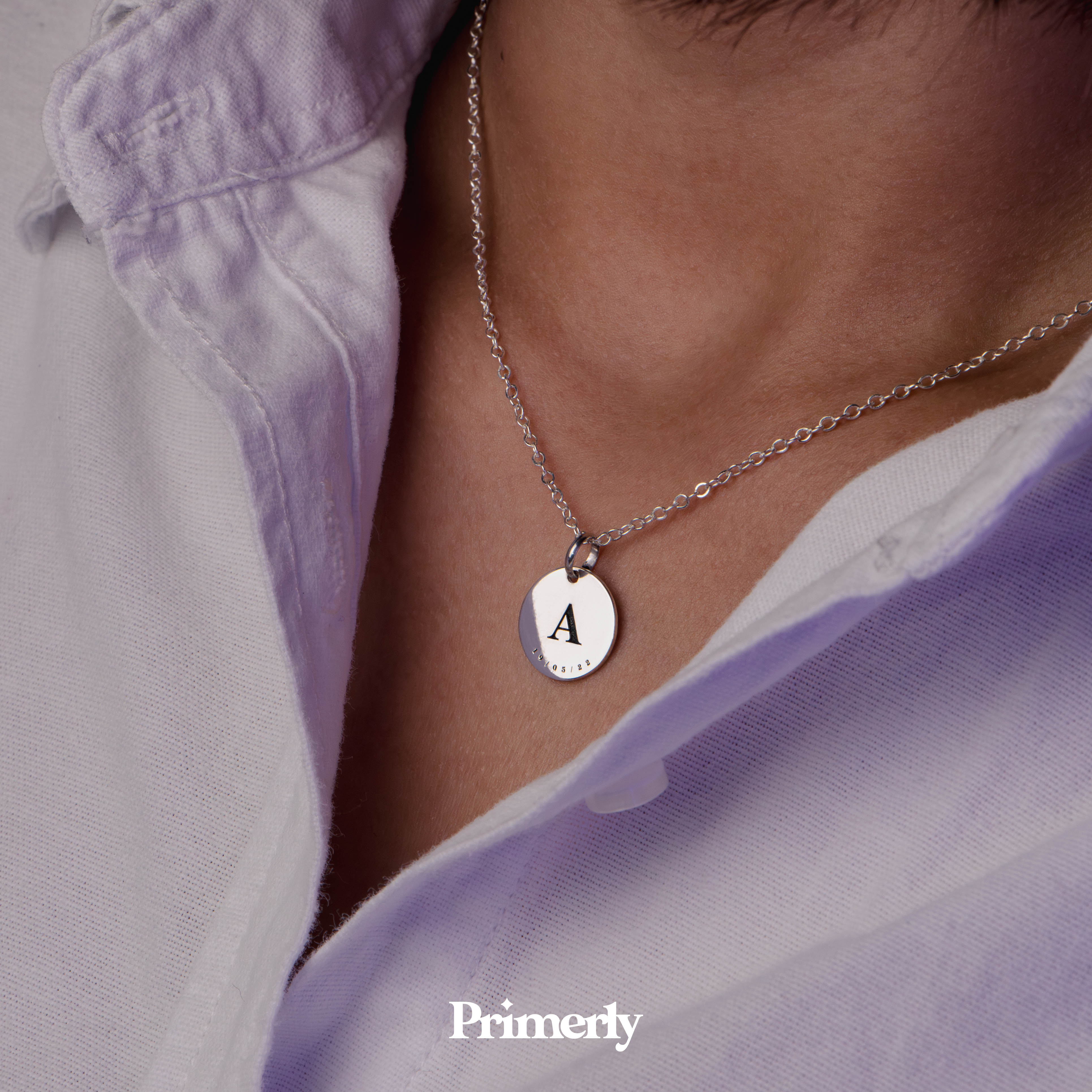 Dije Inicial Personalizable Plata .925