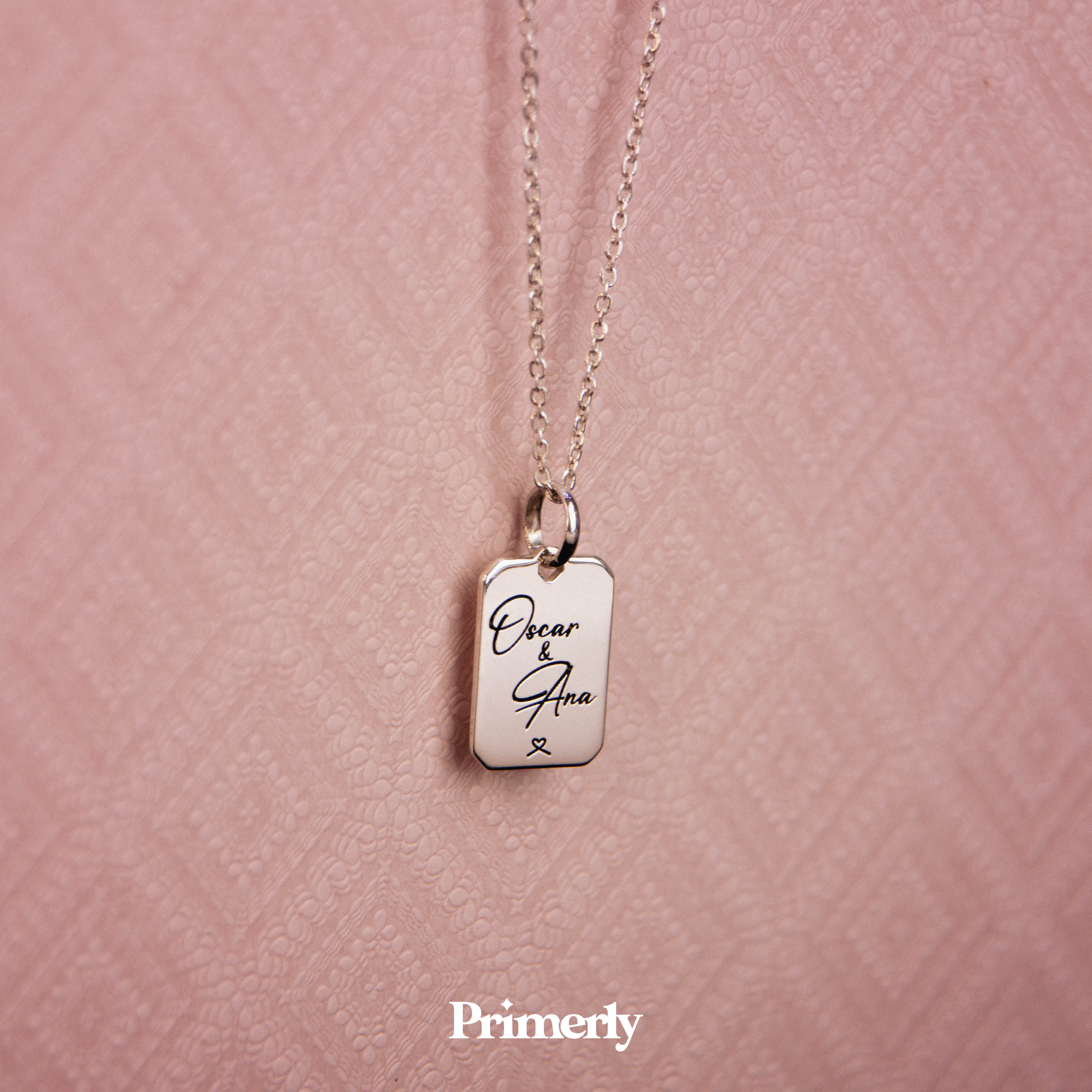 Collar Octa Personalizable Plata .925