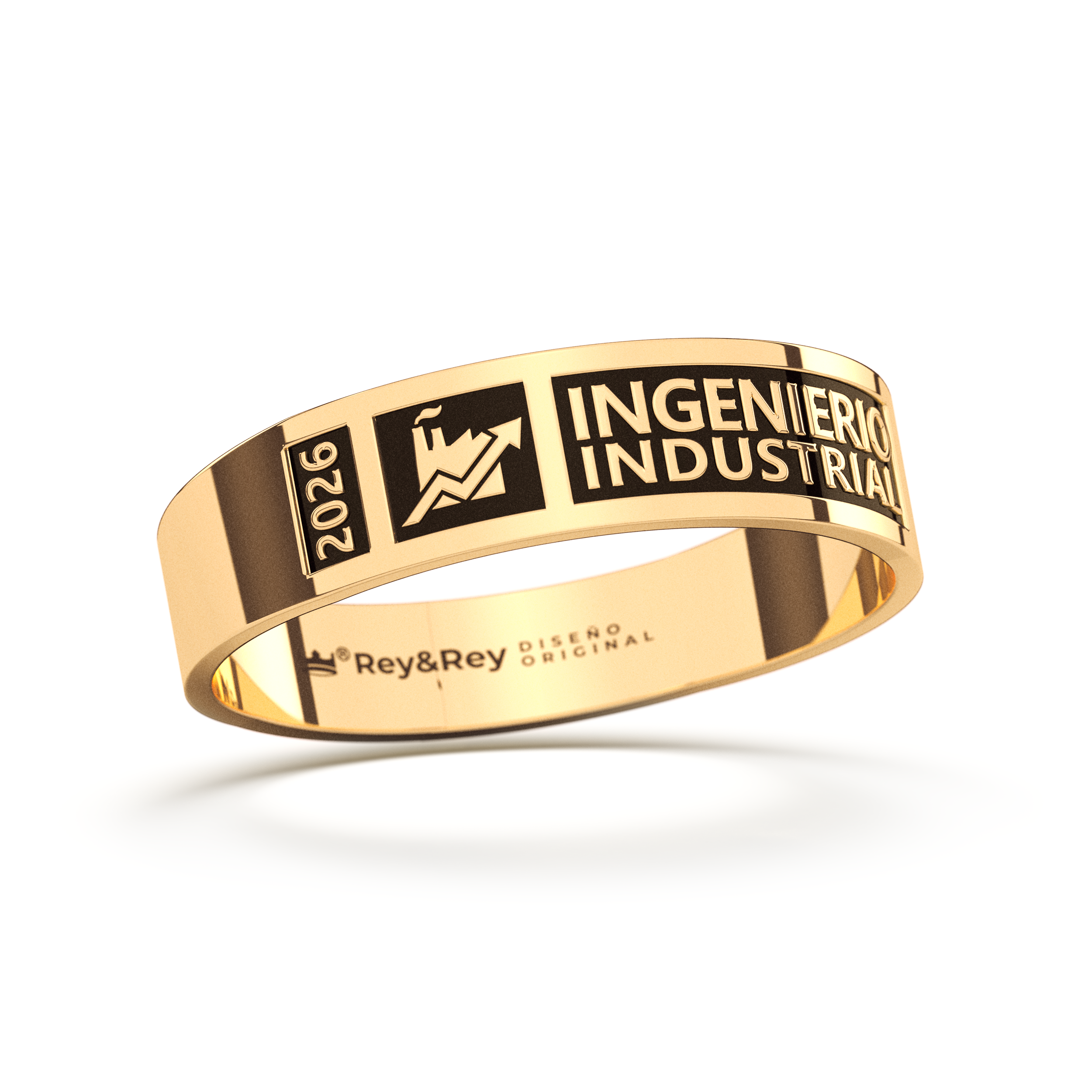 Anillo Graduacion Pleno Oro