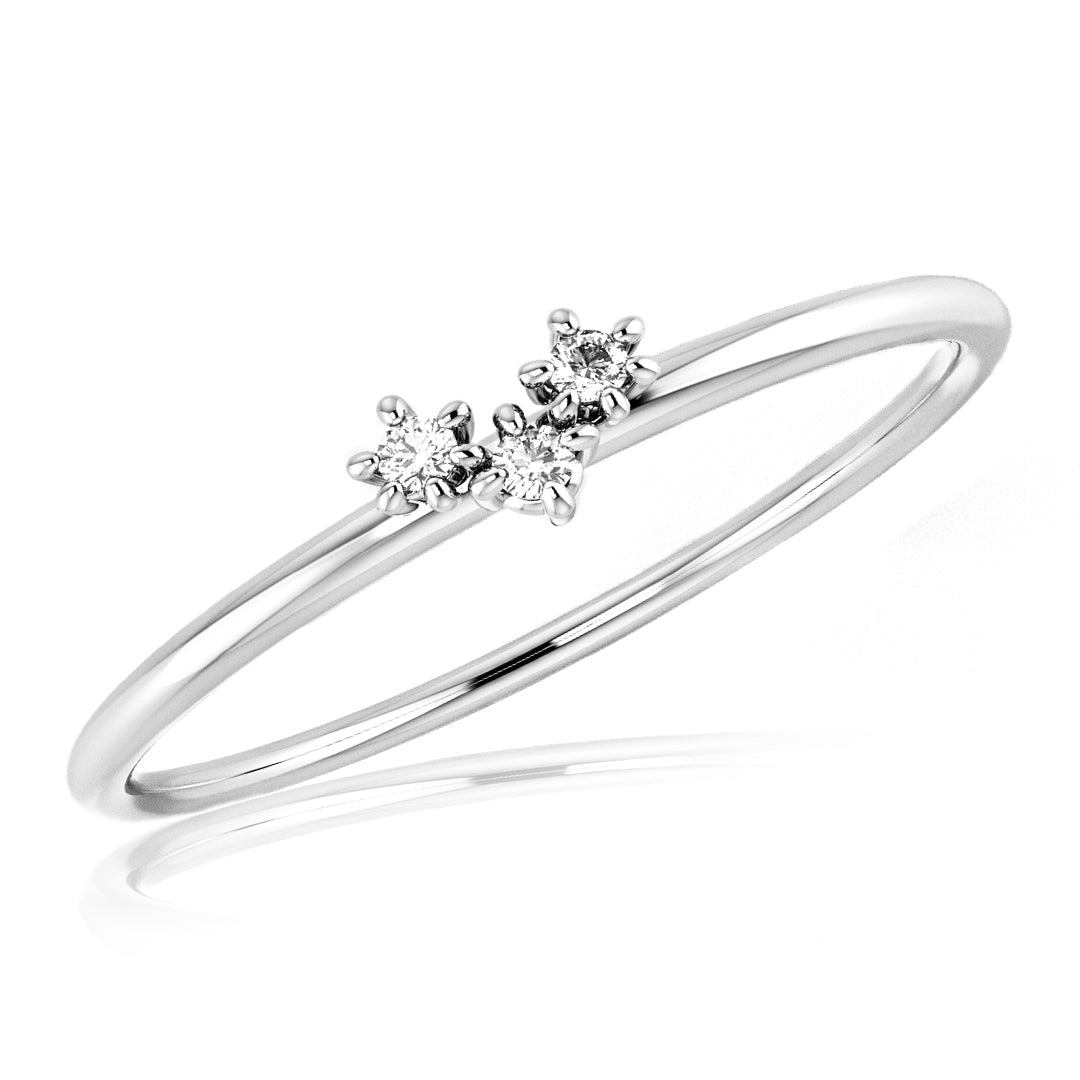 Anillo Promesa Corazón Plata
