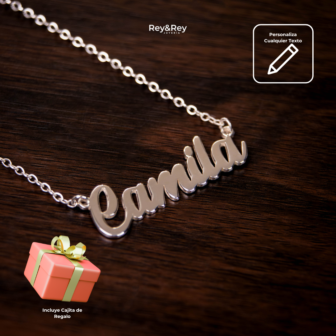 Collar Classic Premium Personalizable Plata .925