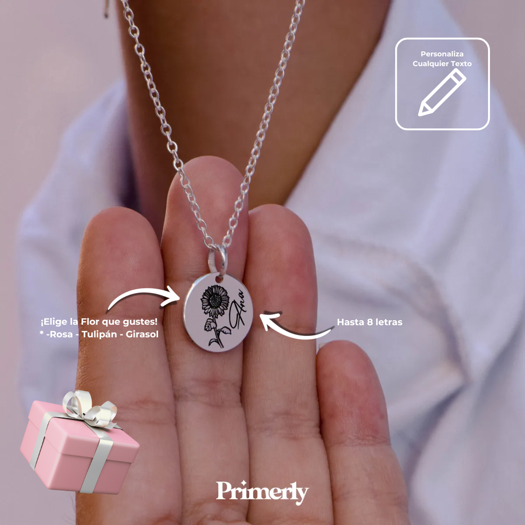 Dije Fiore Personalizable Plata .925