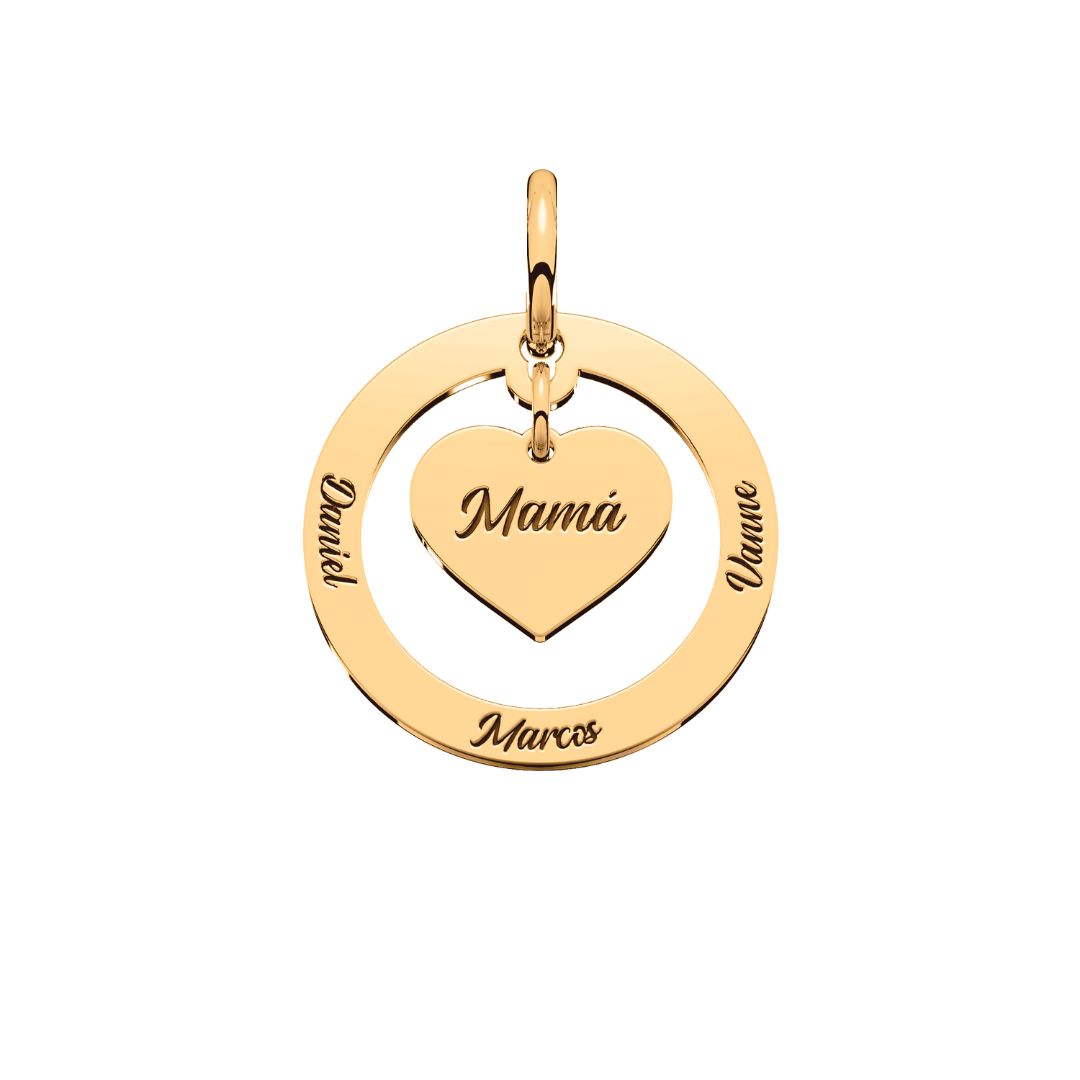 Dije Loop Mamá Oro 10k