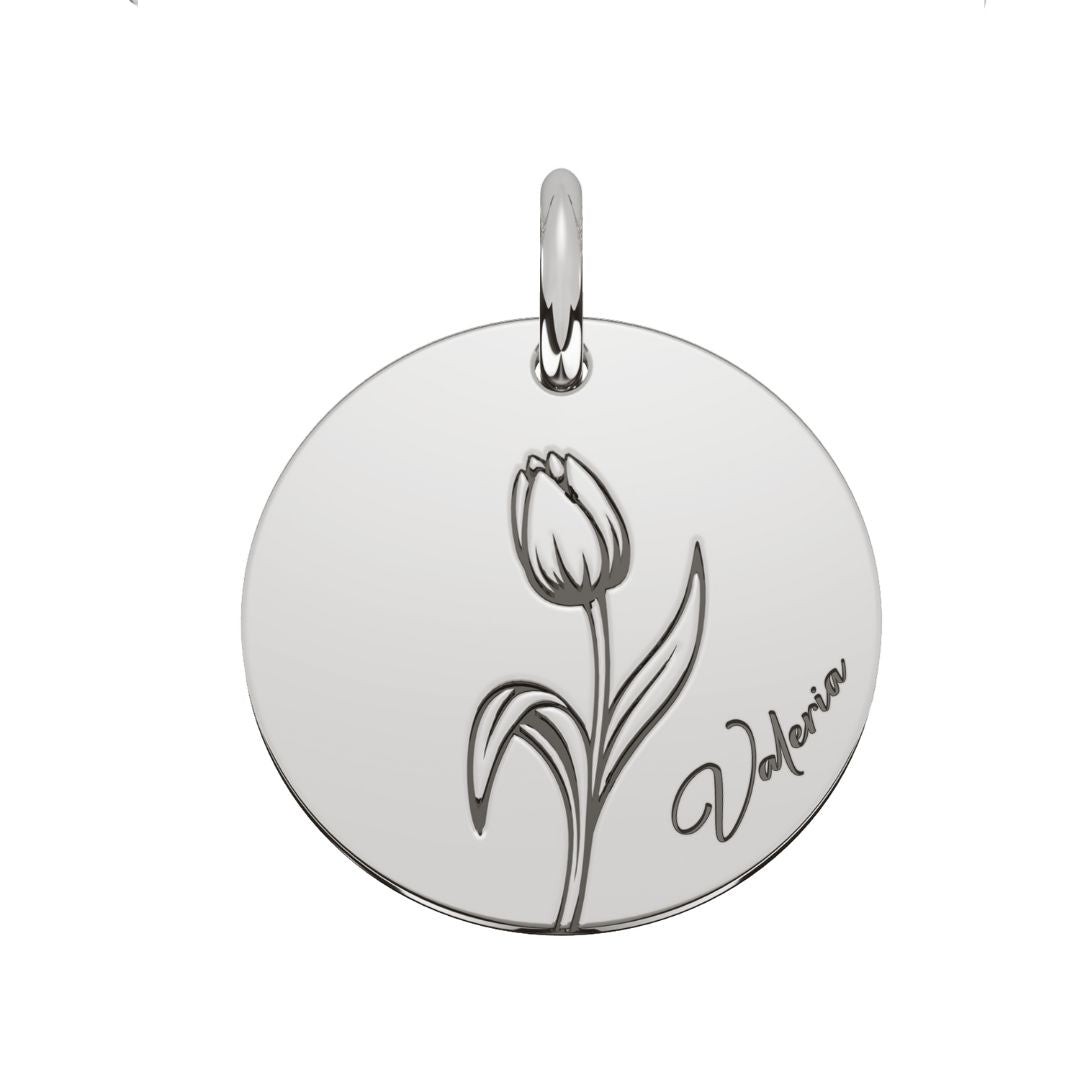 Dije Fiore Personalizable Plata .925