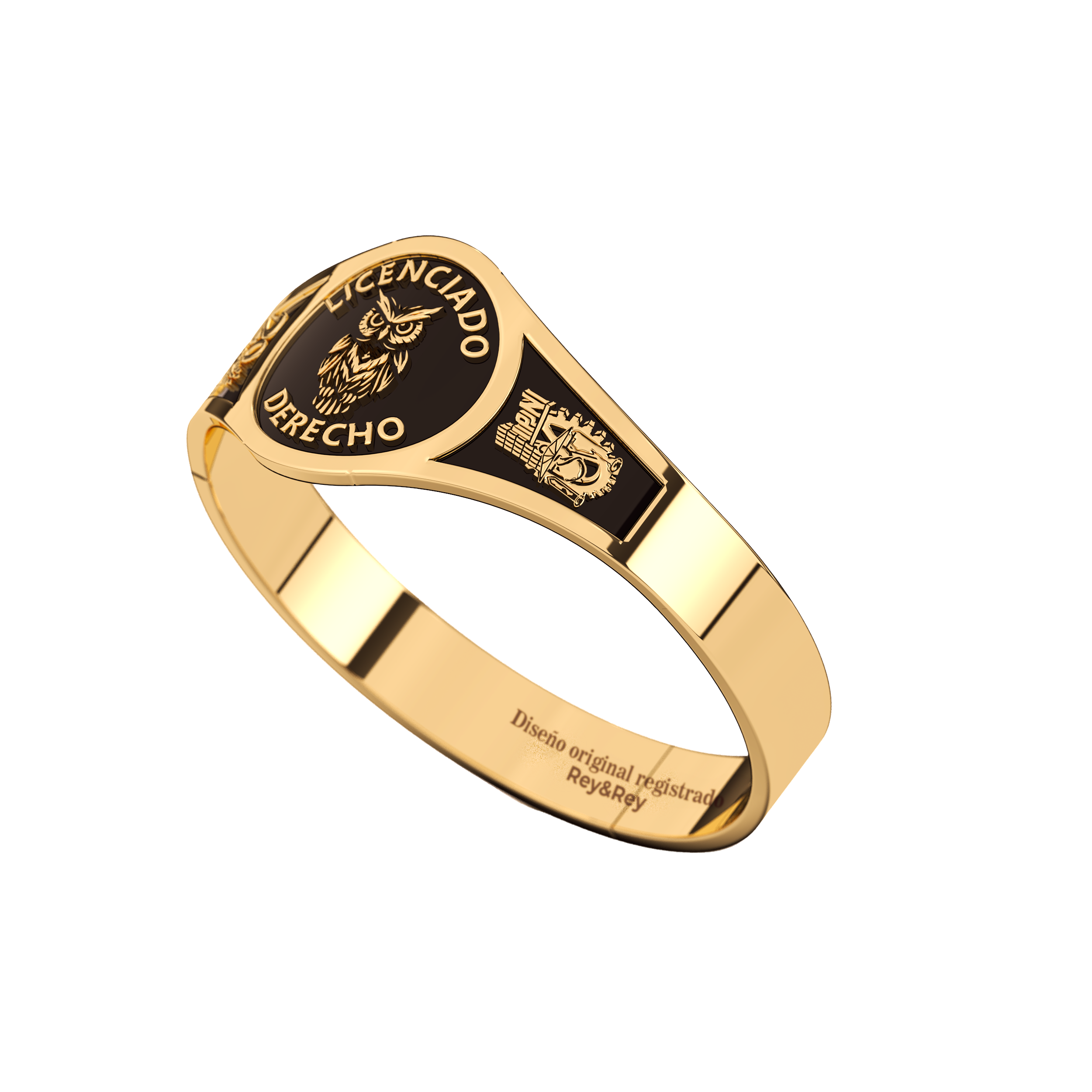Anillo Graduación Round Plata