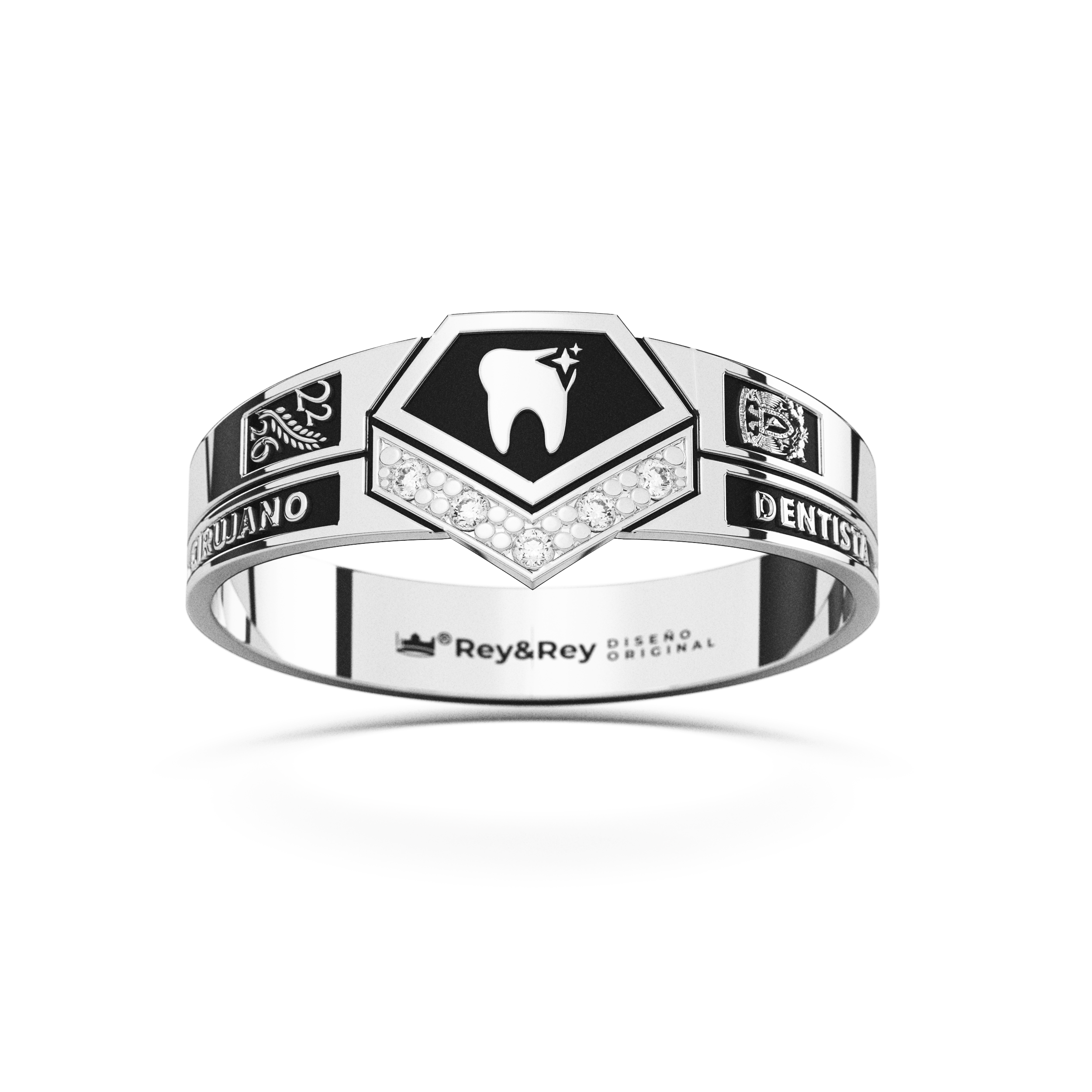 Anillo Graduación Alianza Gem Plata