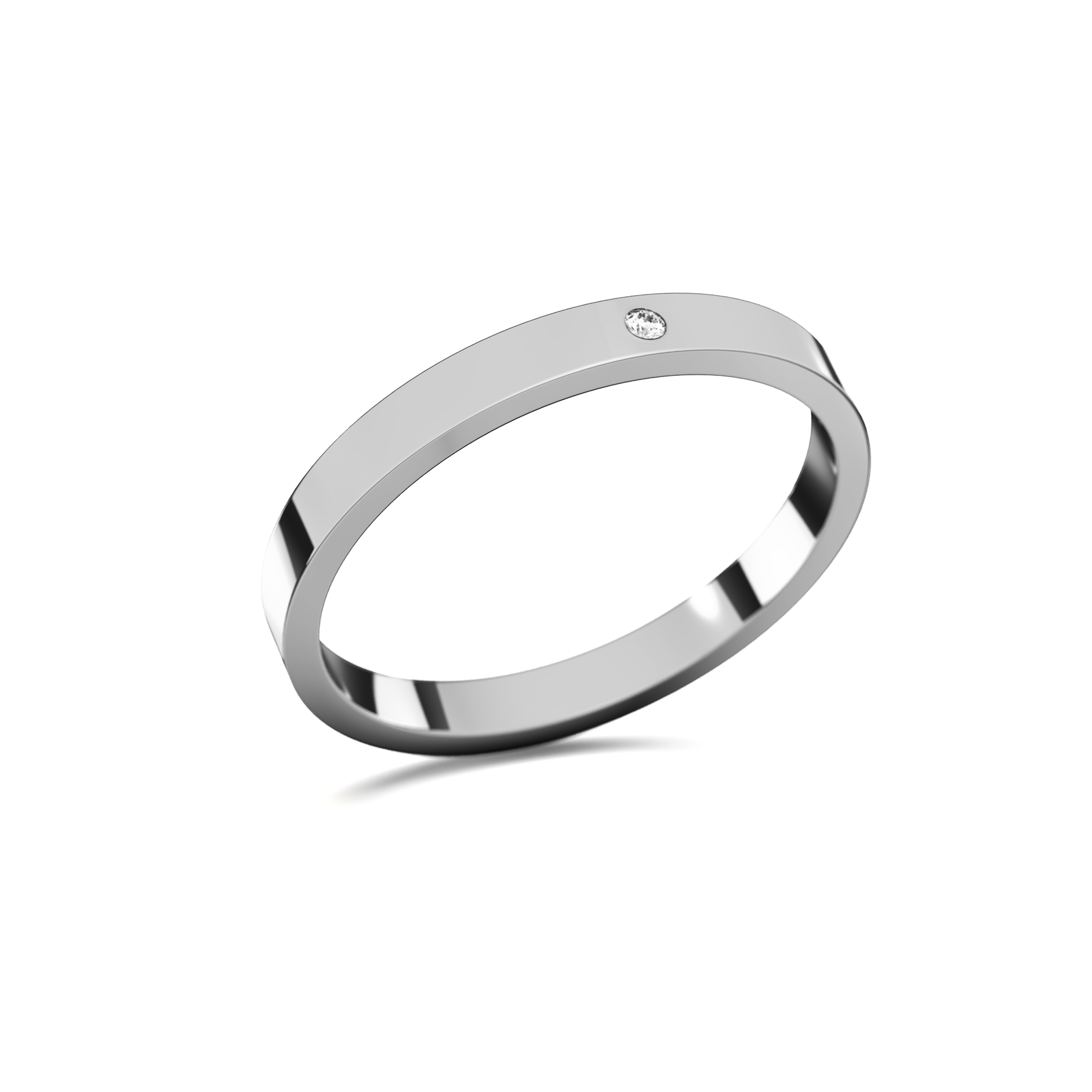 Anillo Flat S Plata