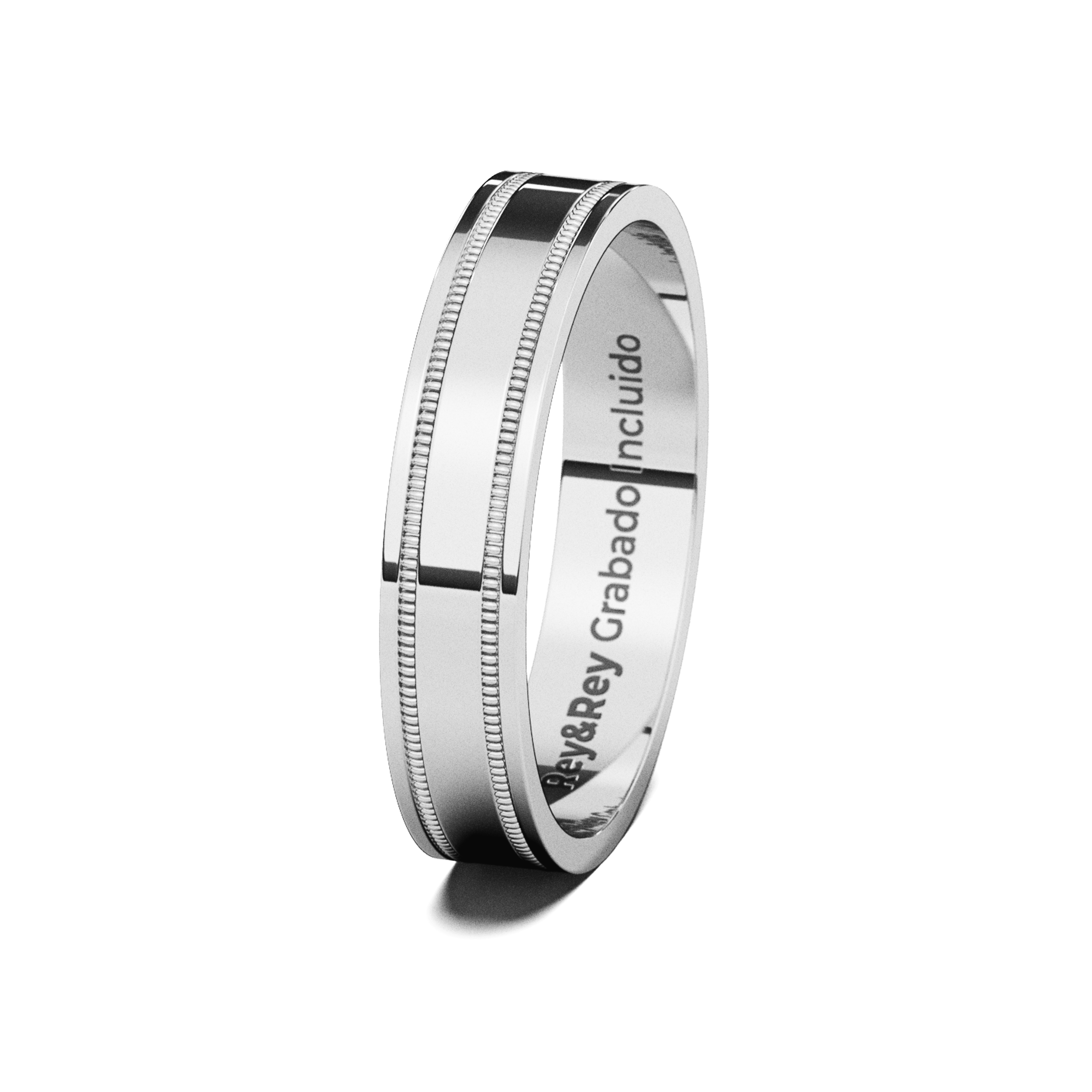 Anillo Milgrain en Plata