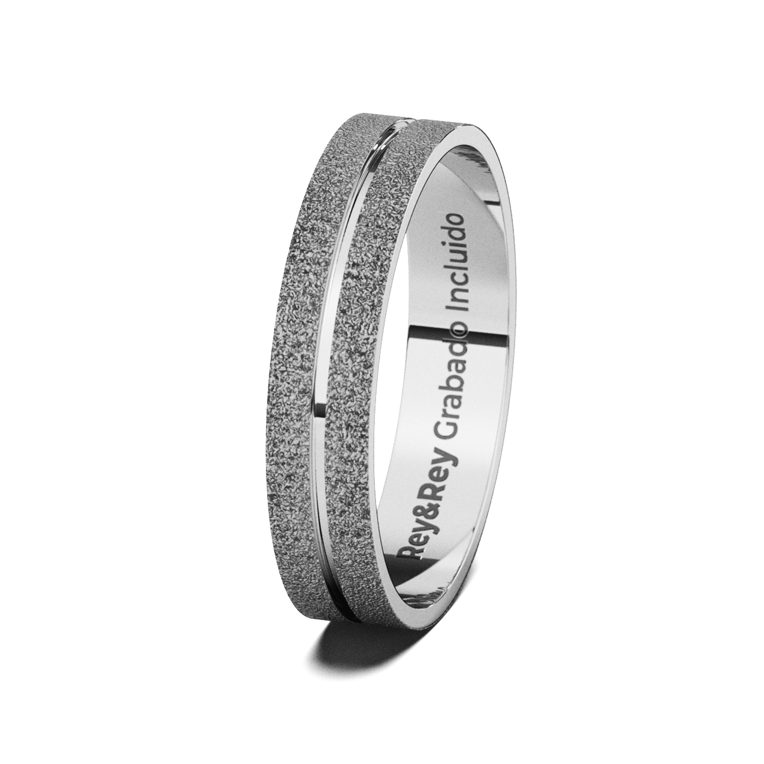 Anillo Craquel SAND Plata