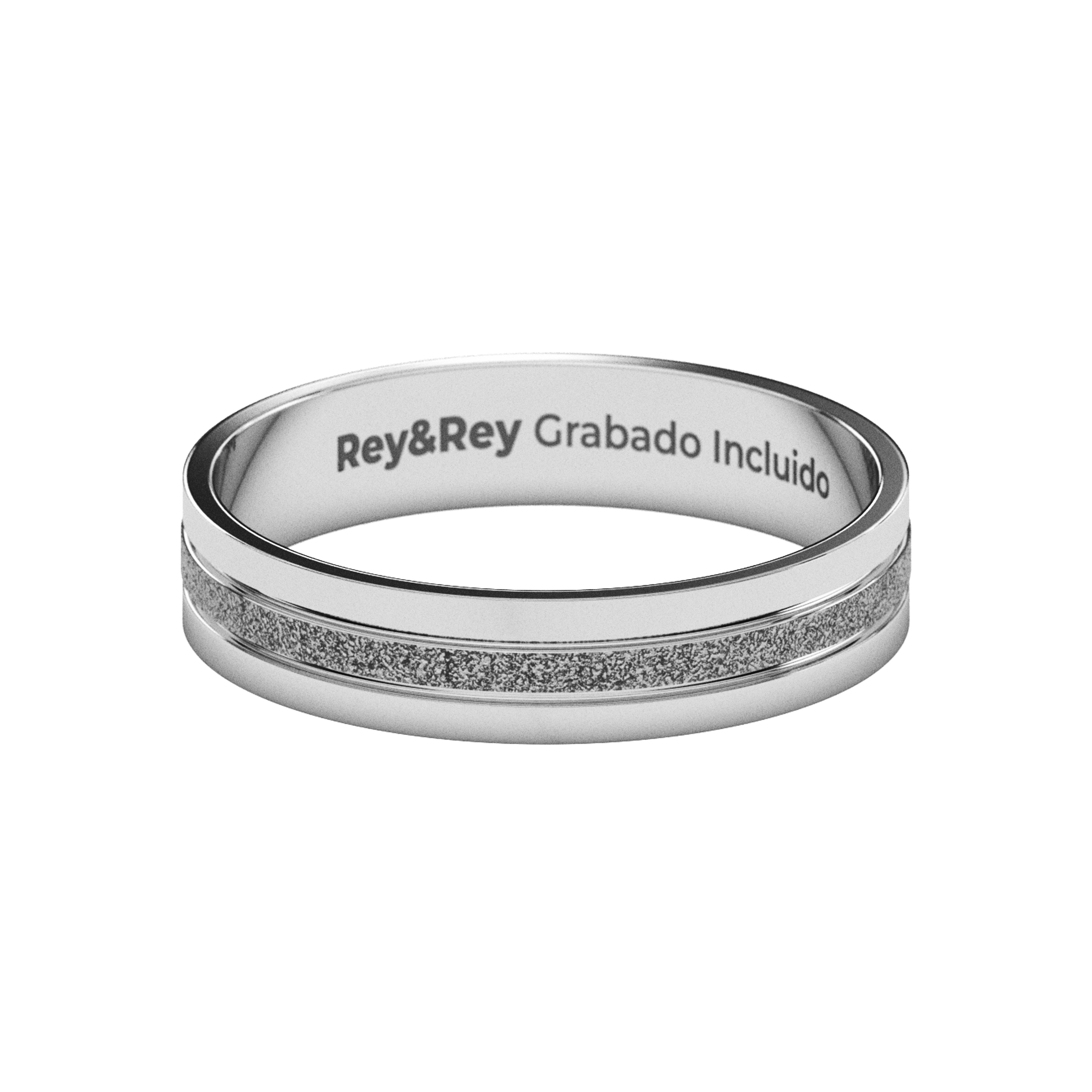 Anillo Craquel MID Plata