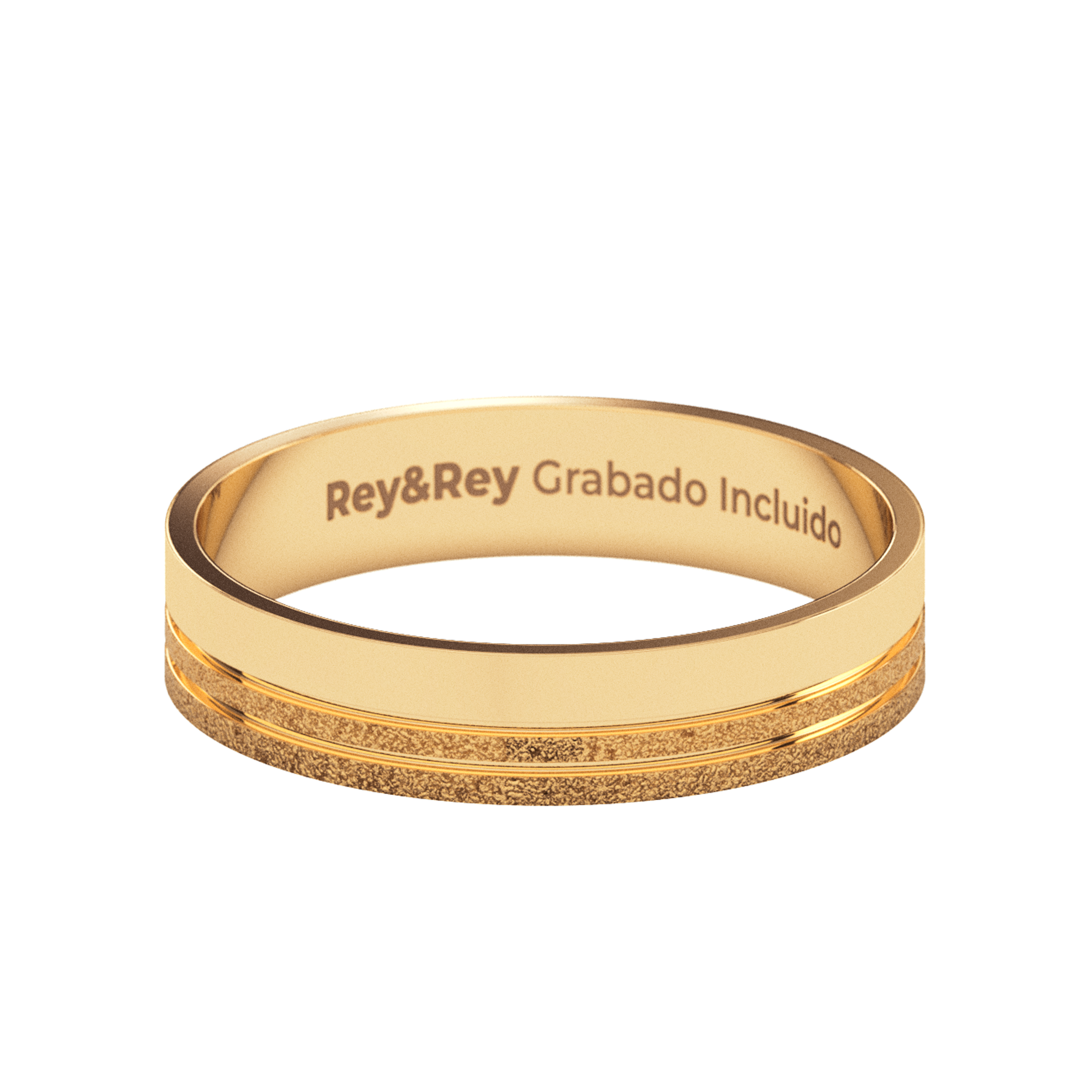 Anillo Craquel LAT de Oro 10k