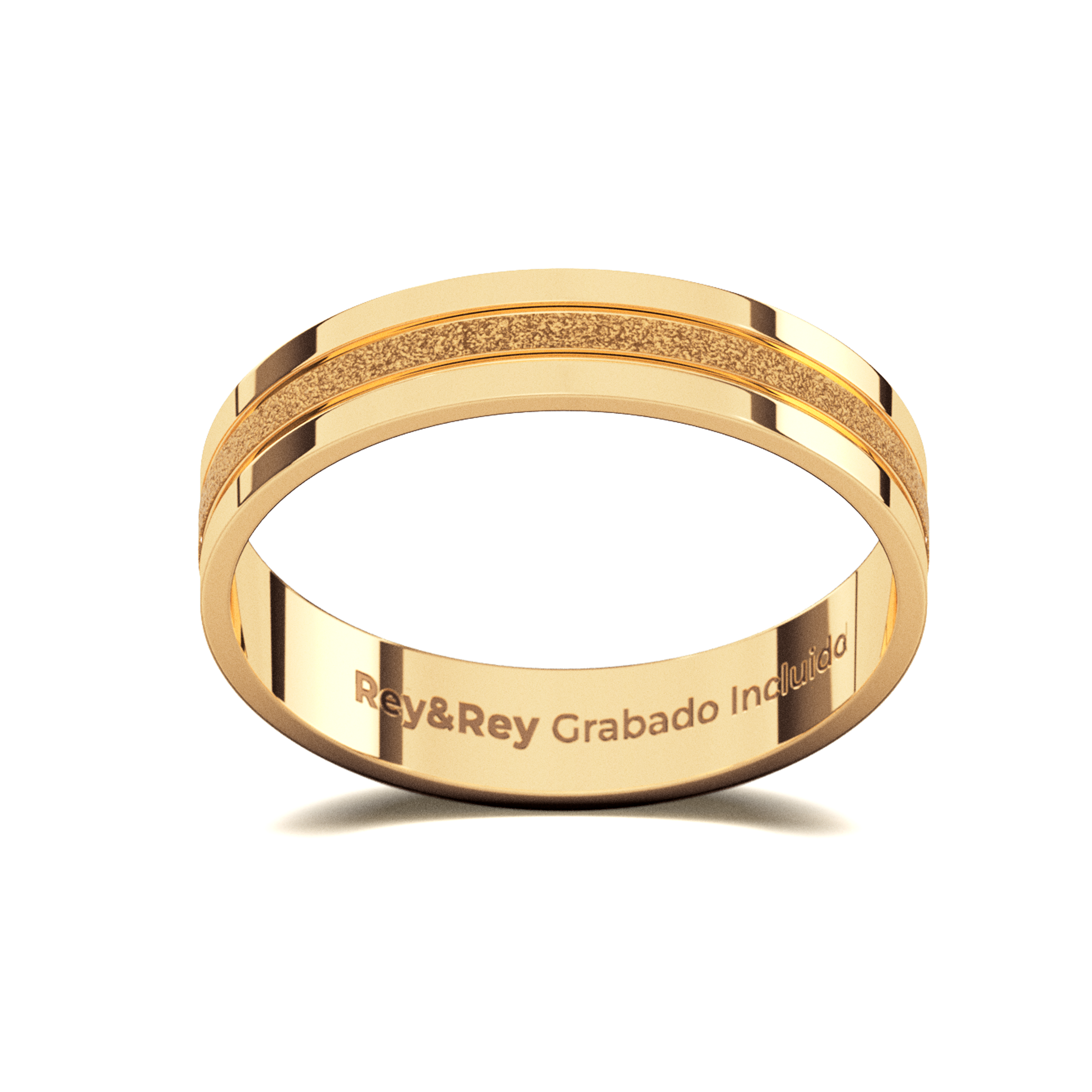 Anillo Craquel MID de Oro 10k