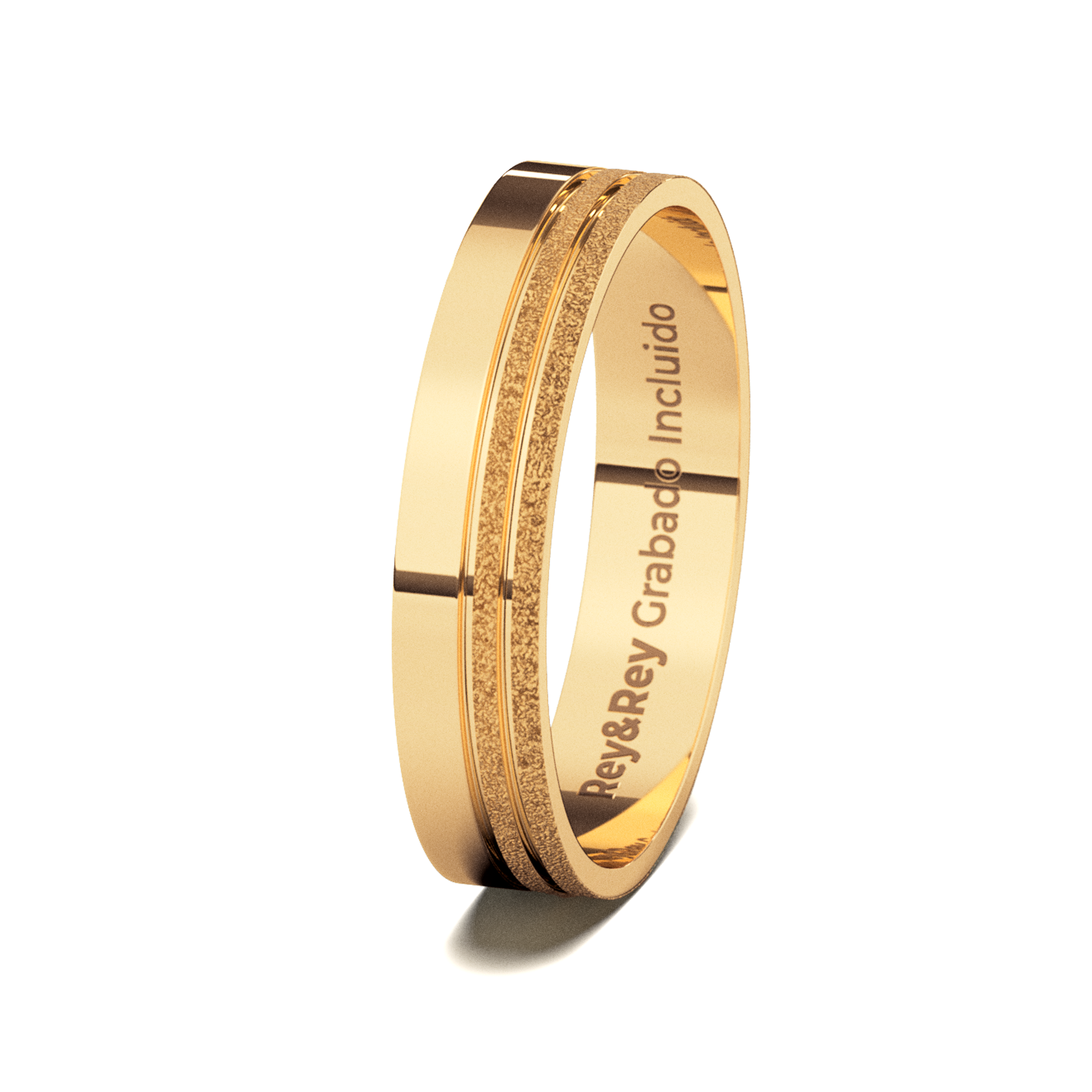 Anillo Craquel LAT de Oro 10k