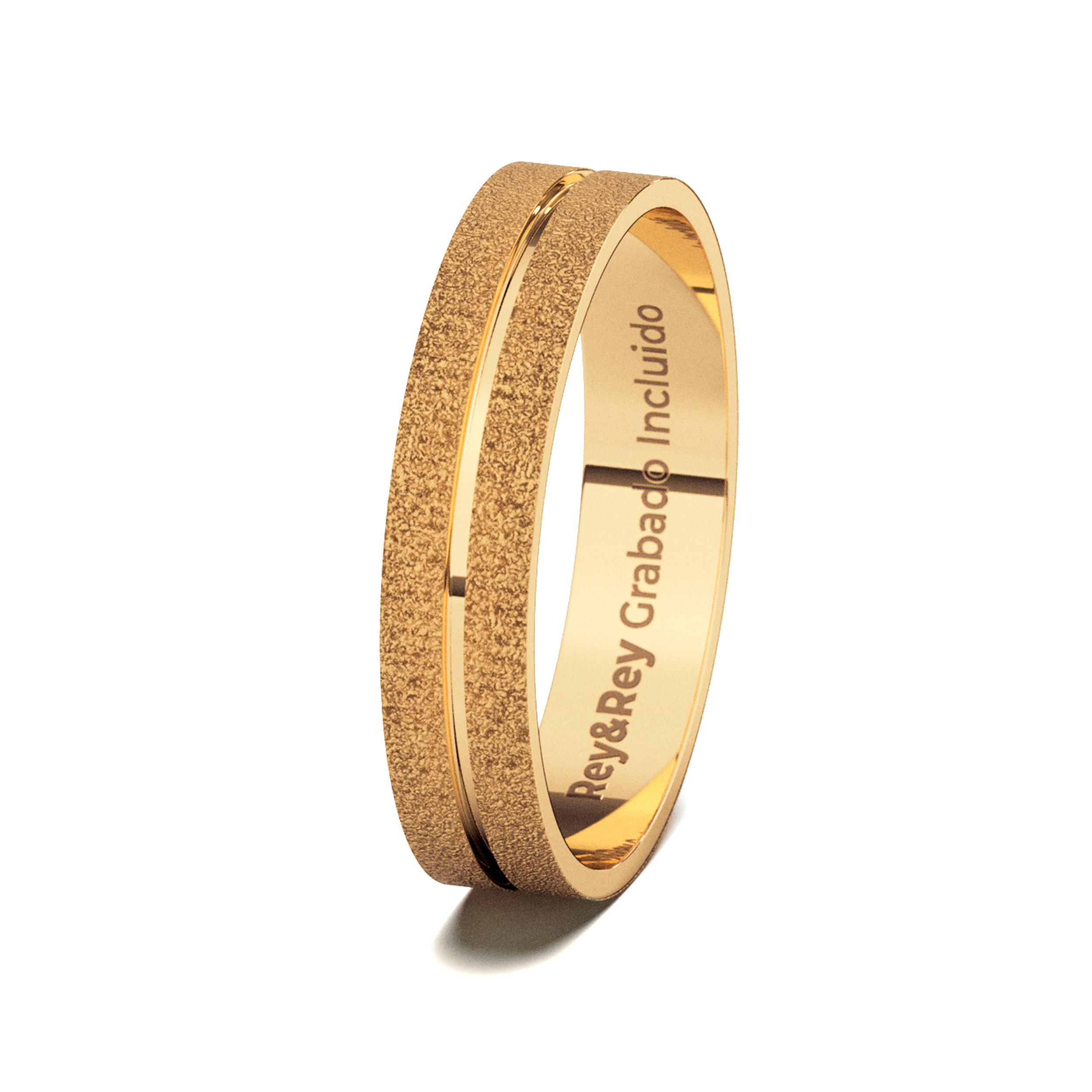 Anillo Craquel SAND de Oro 10k